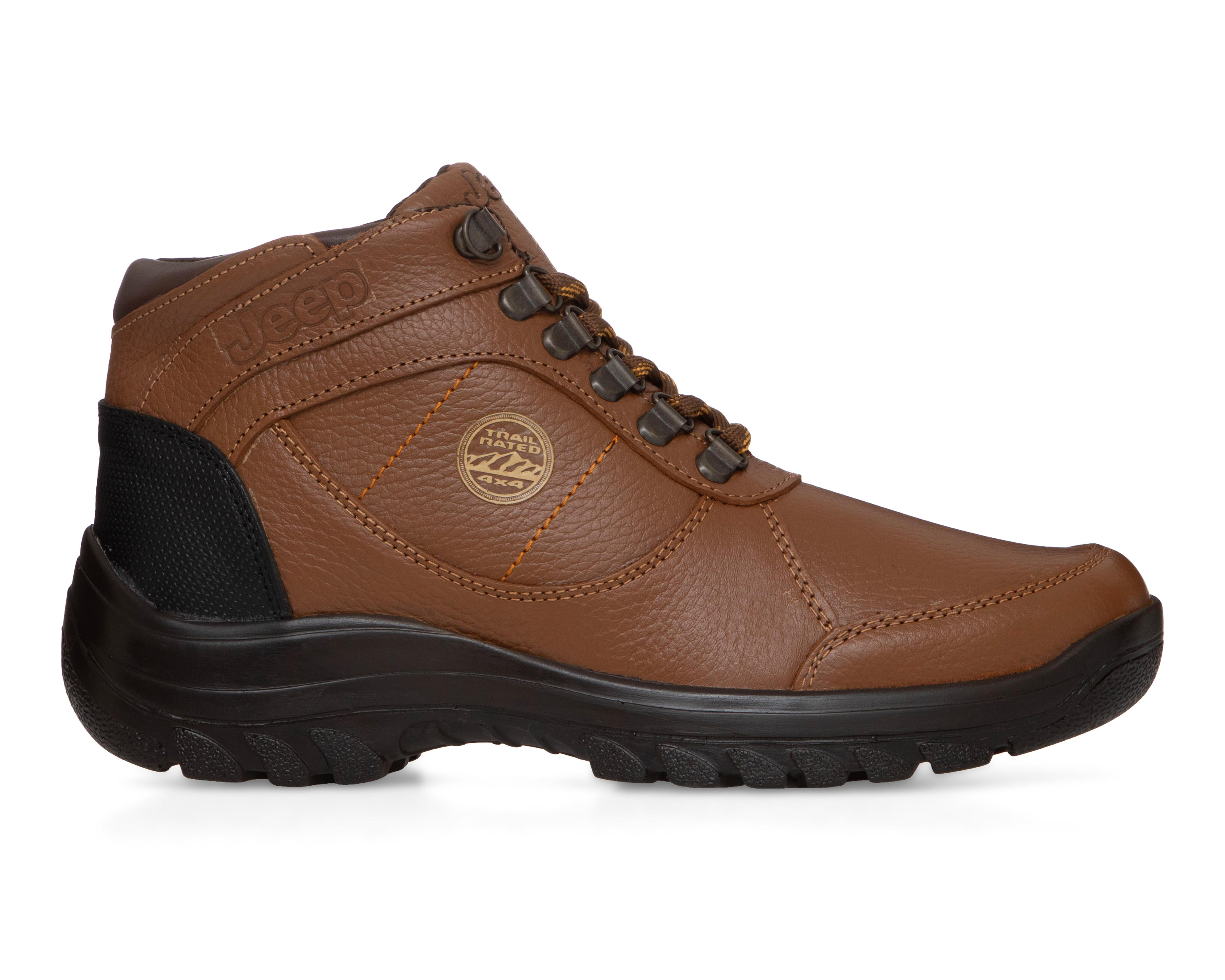 Foto 3 pulgar | Botas Outdoor Jeep de Piel para Hombre