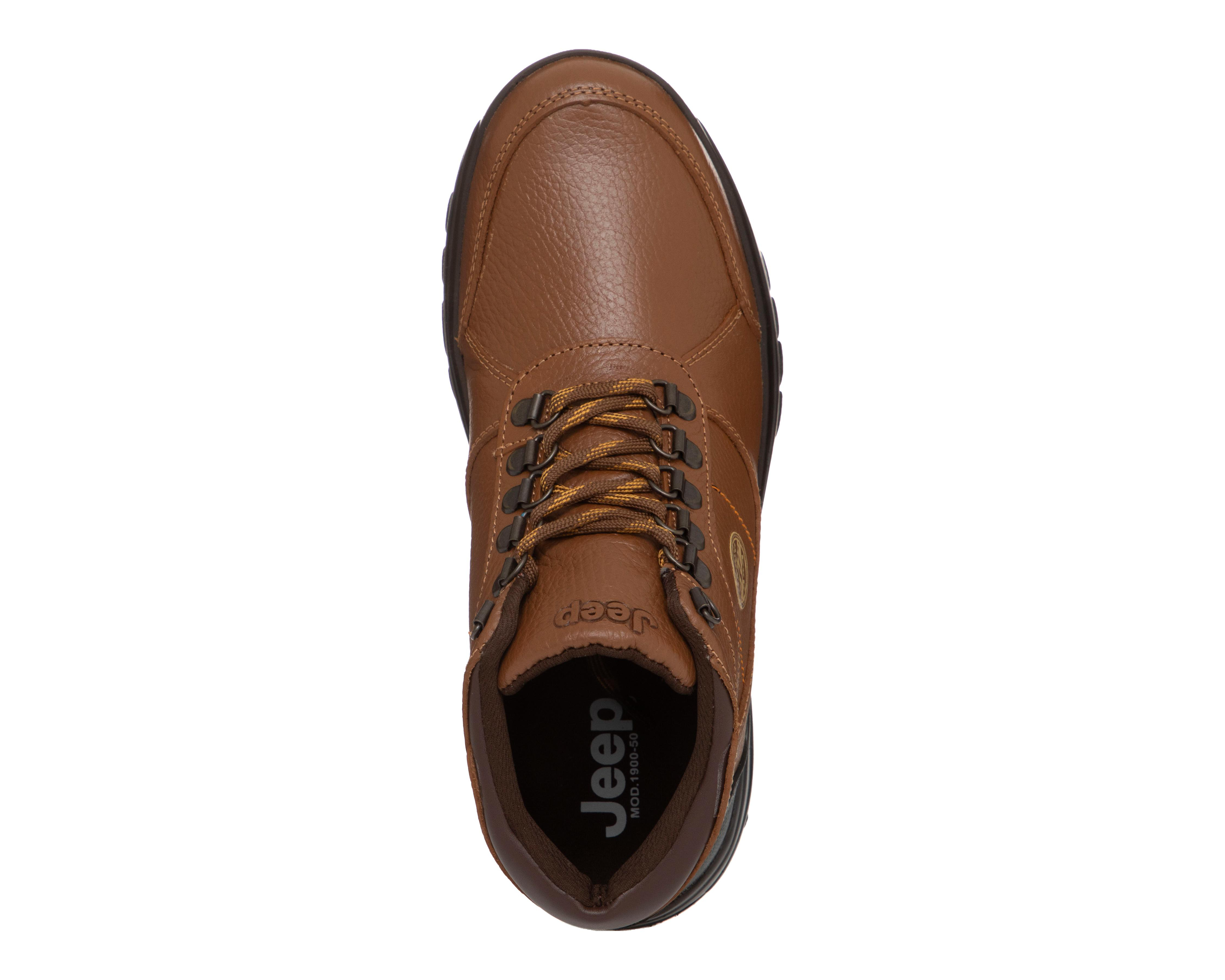 Foto 6 pulgar | Botas Outdoor Jeep de Piel para Hombre