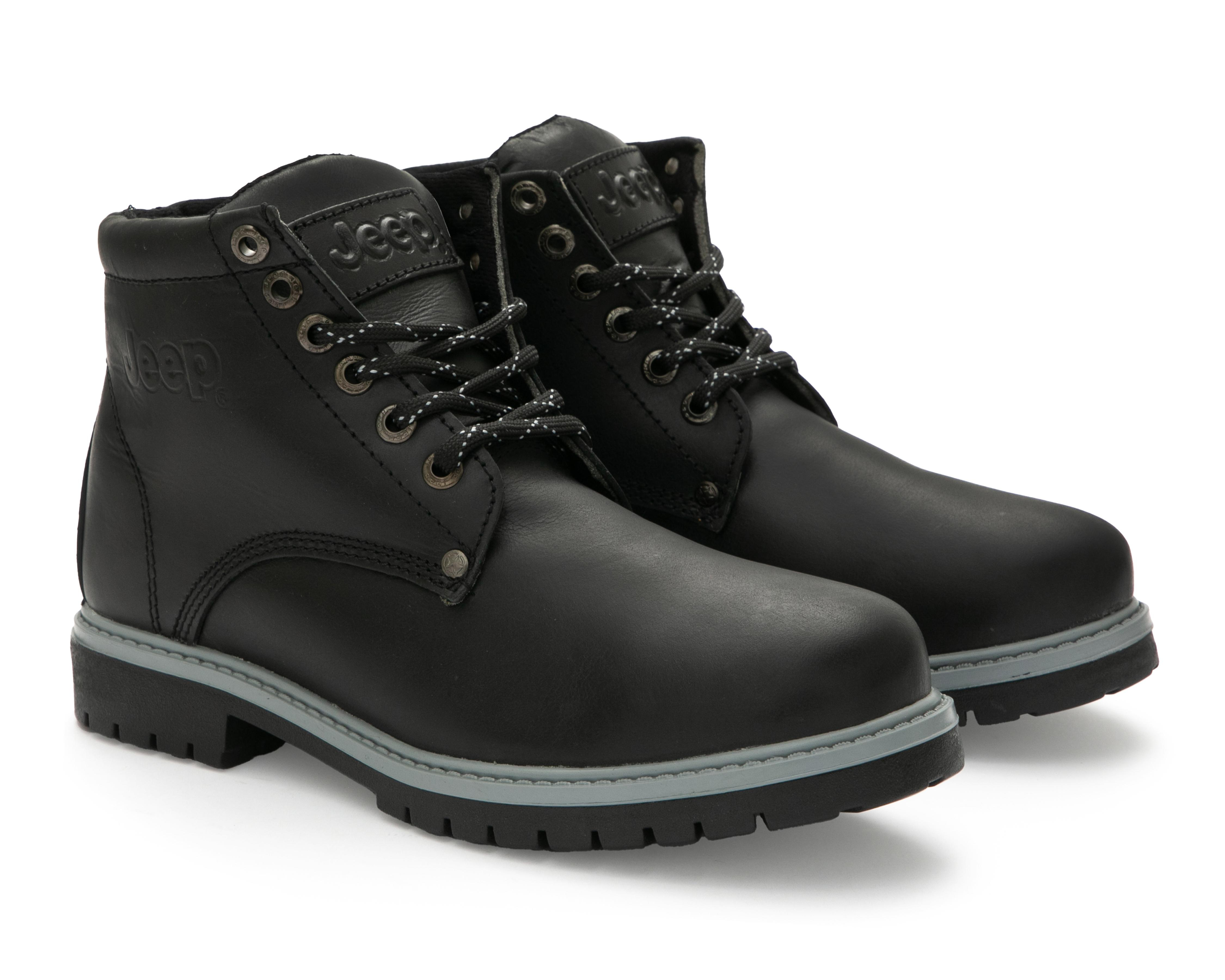 Foto 2 pulgar | Botas Casuales Jeep de Piel para Hombre