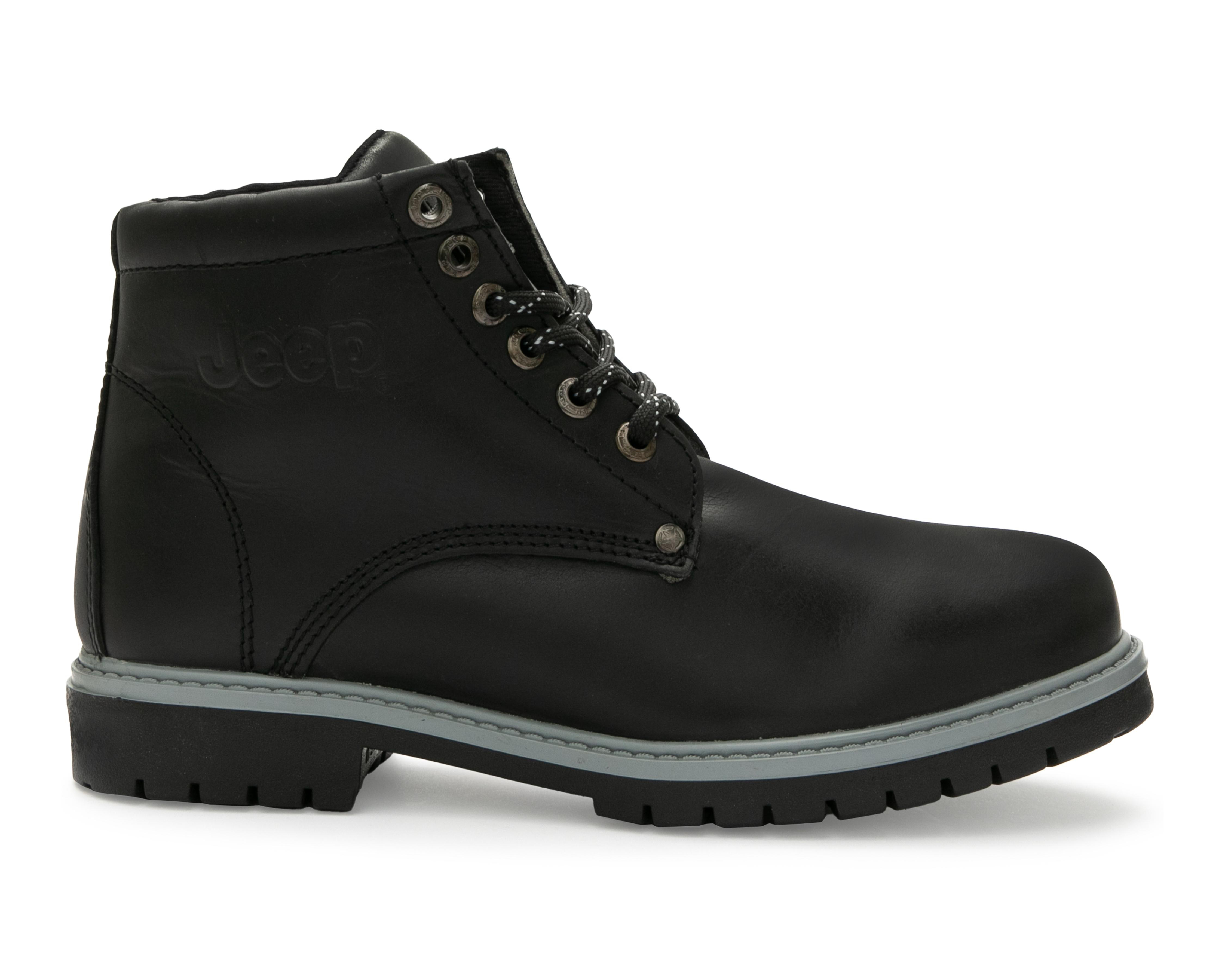Foto 3 pulgar | Botas Casuales Jeep de Piel para Hombre