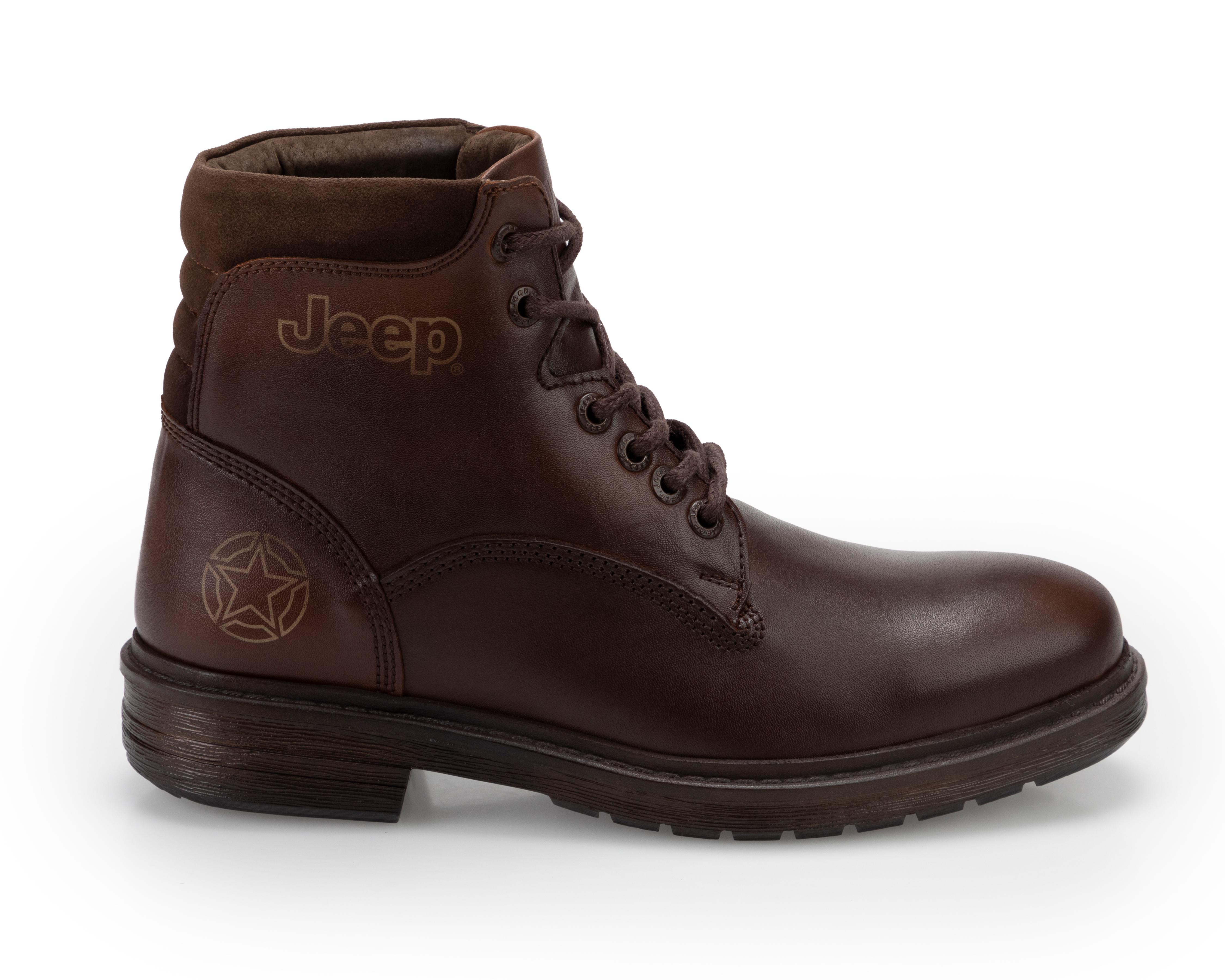 Foto 3 pulgar | Botas Casuales Jeep de Piel para Hombre