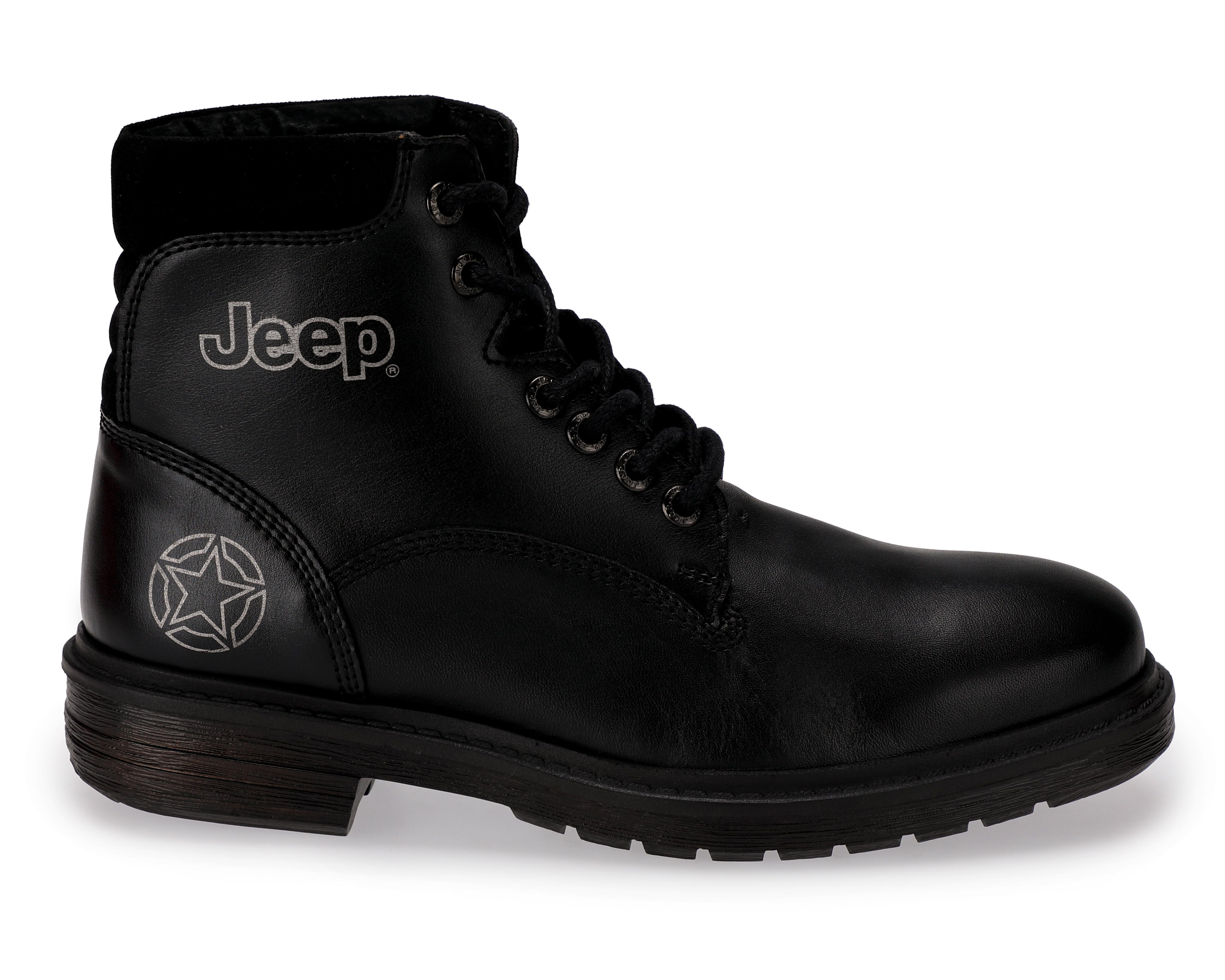 Foto 3 pulgar | Botas Casuales Jeep de Piel para Hombre