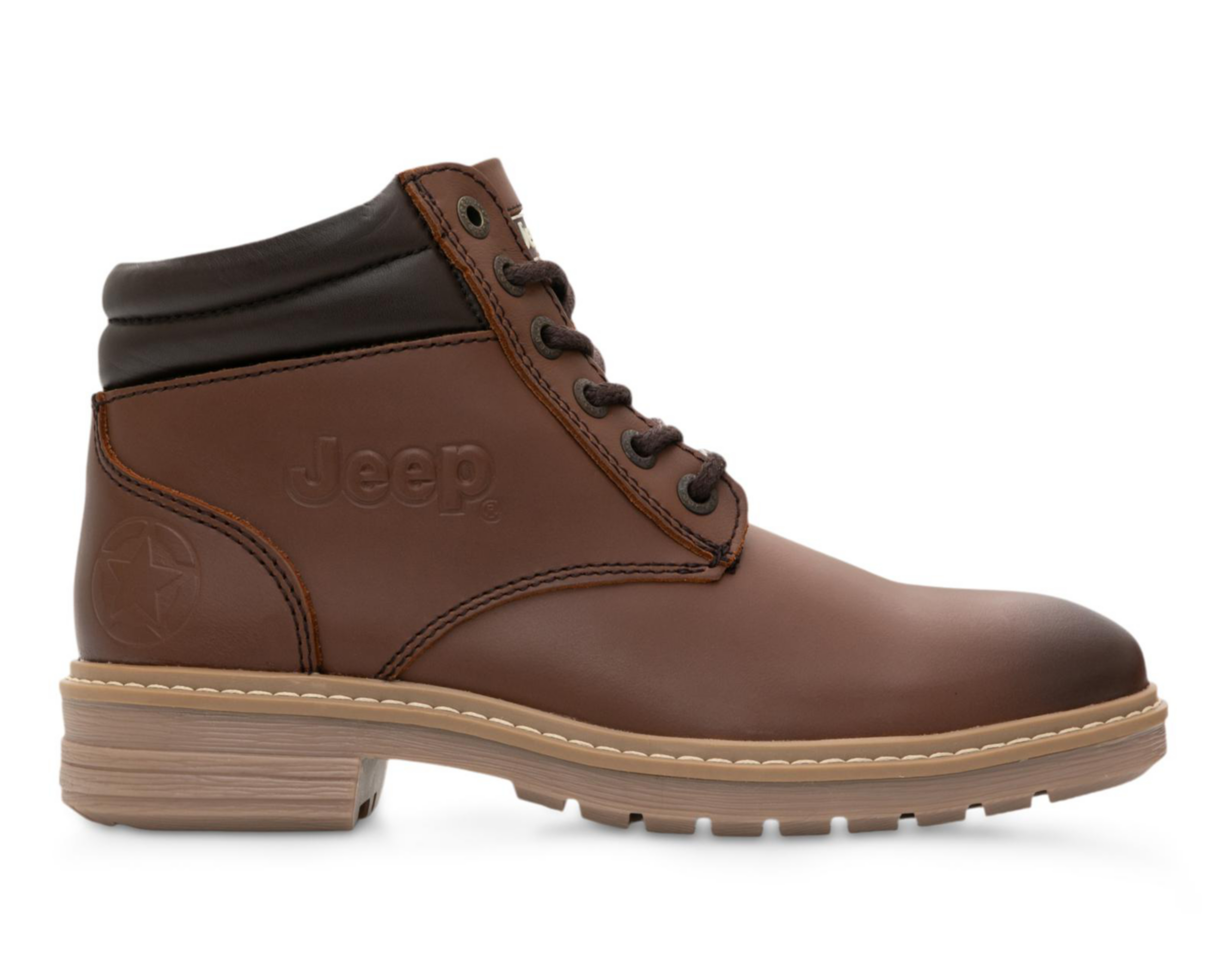 Foto 2 | Botas Casuales Jeep de Piel para Hombre