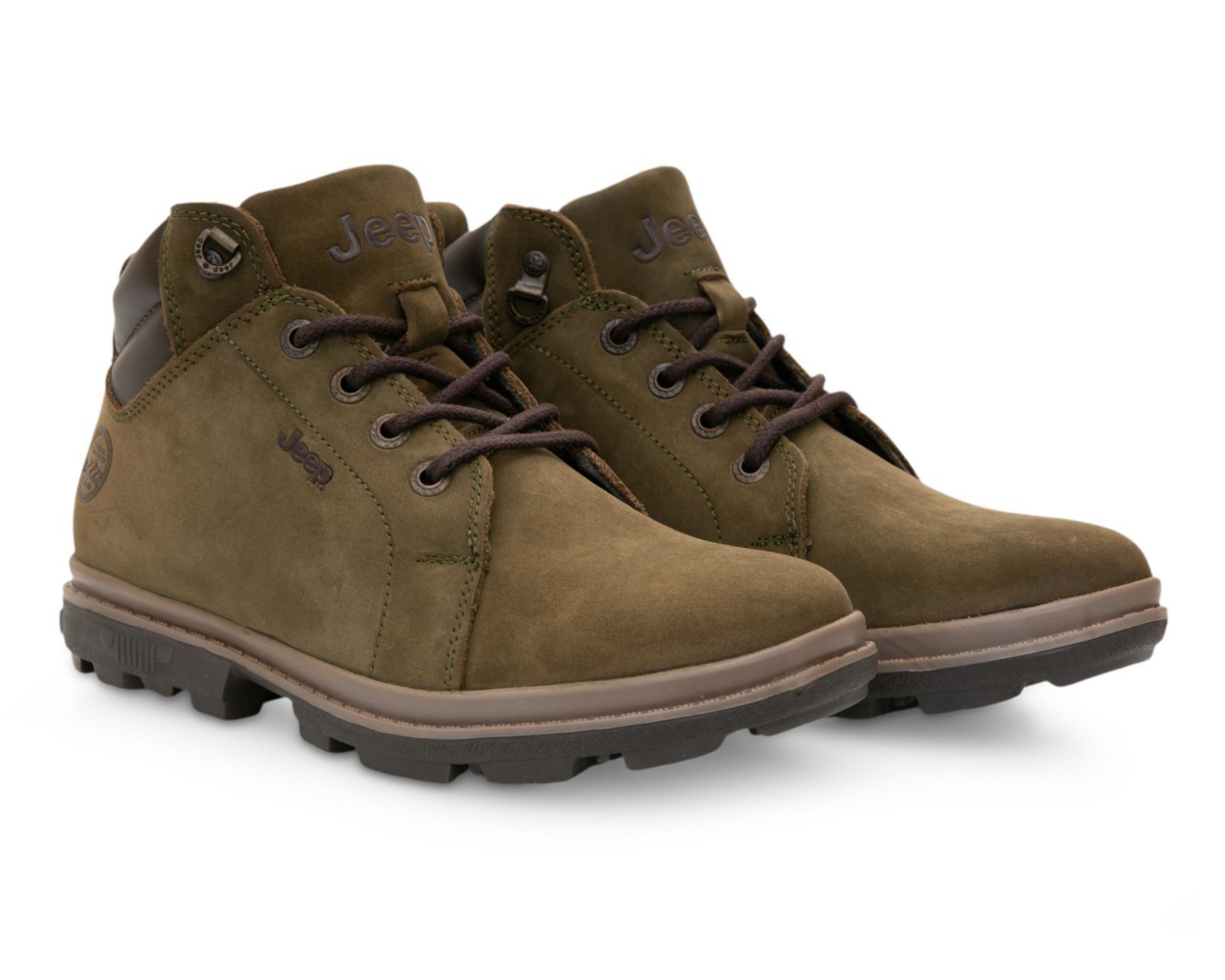 Foto 2 pulgar | Botas Casuales Jeep de Piel para Hombre