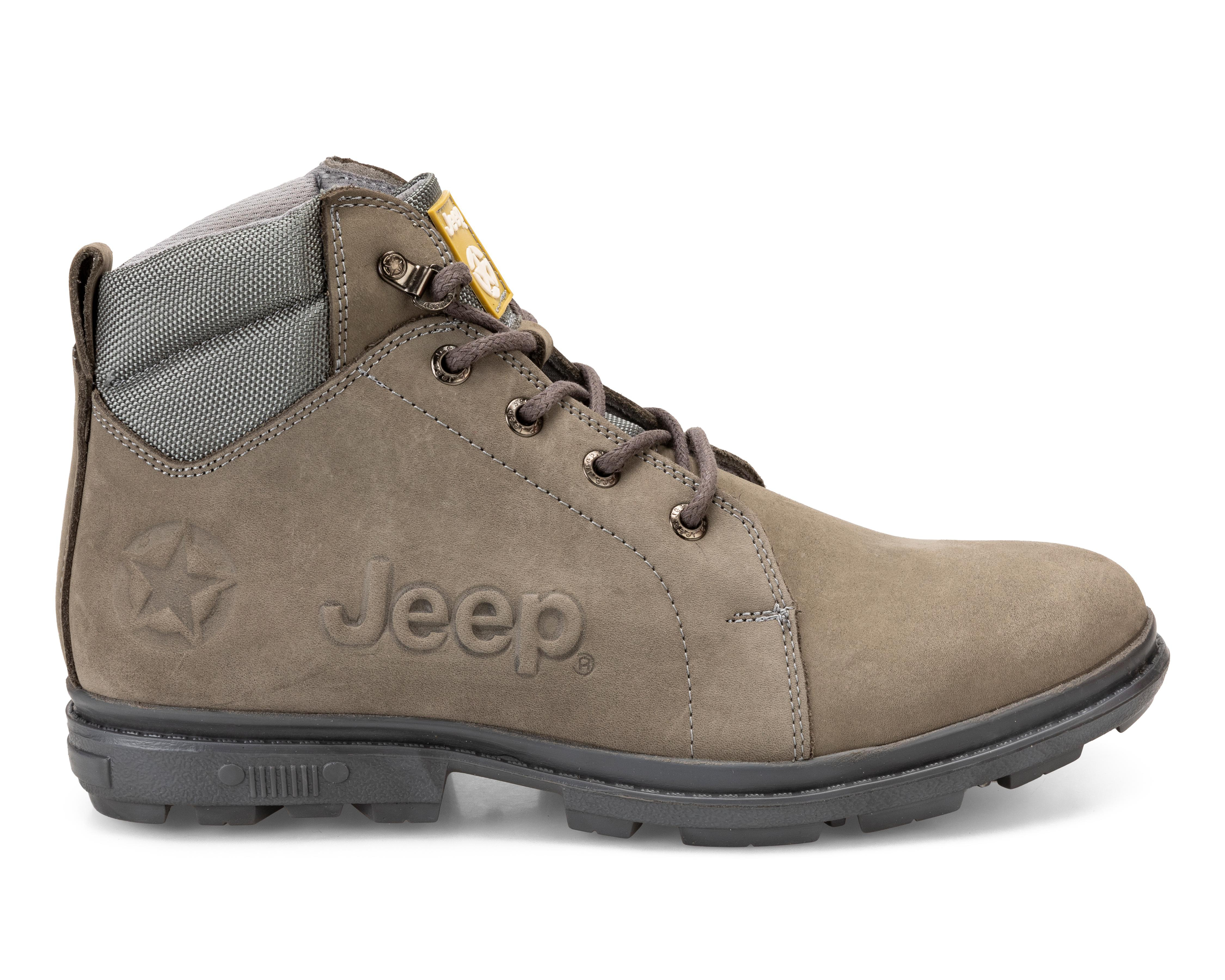 Foto 3 pulgar | Botas Casuales Jeep de Piel para Hombre