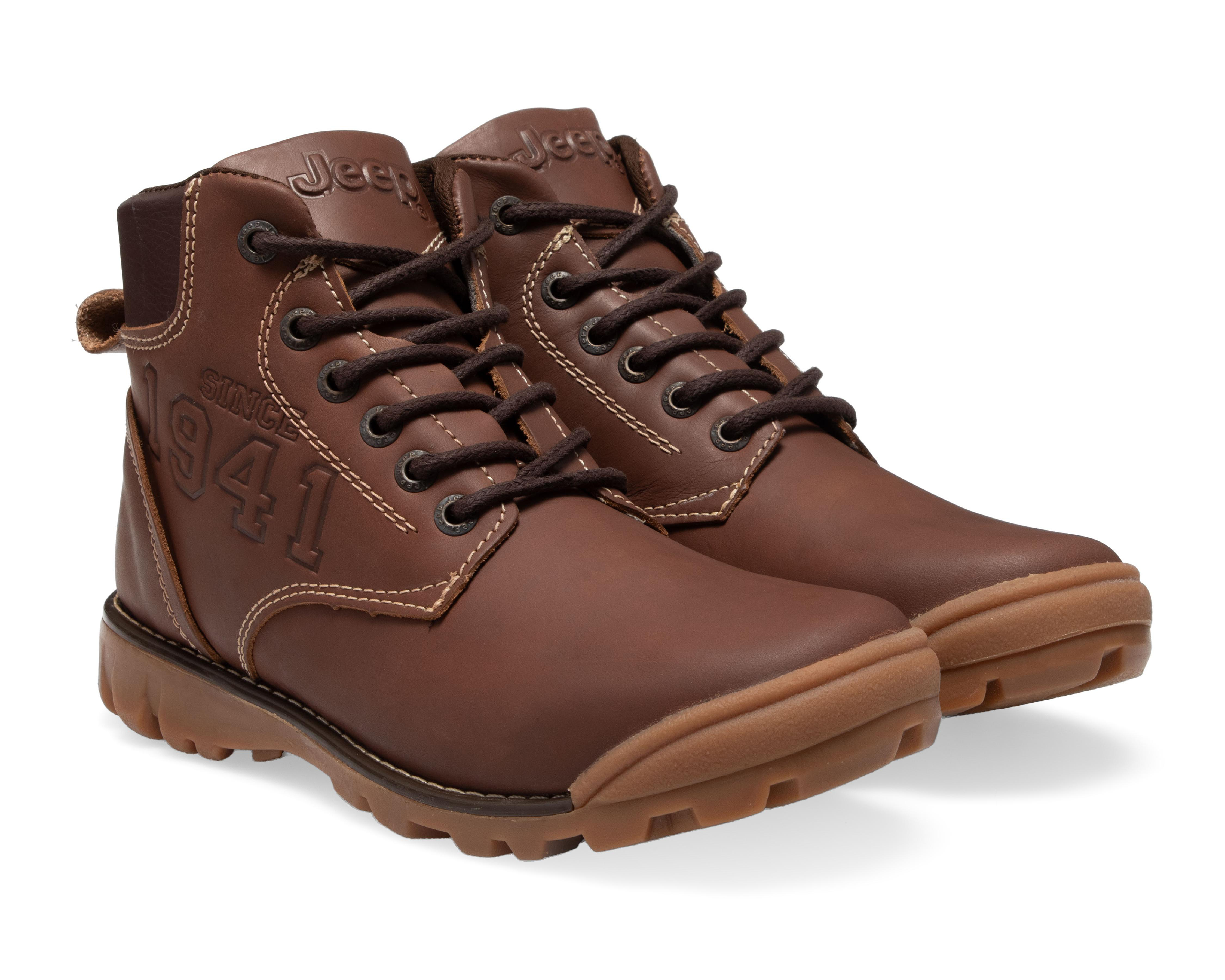 Foto 2 pulgar | Botas Casuales Jeep de Piel para Hombre