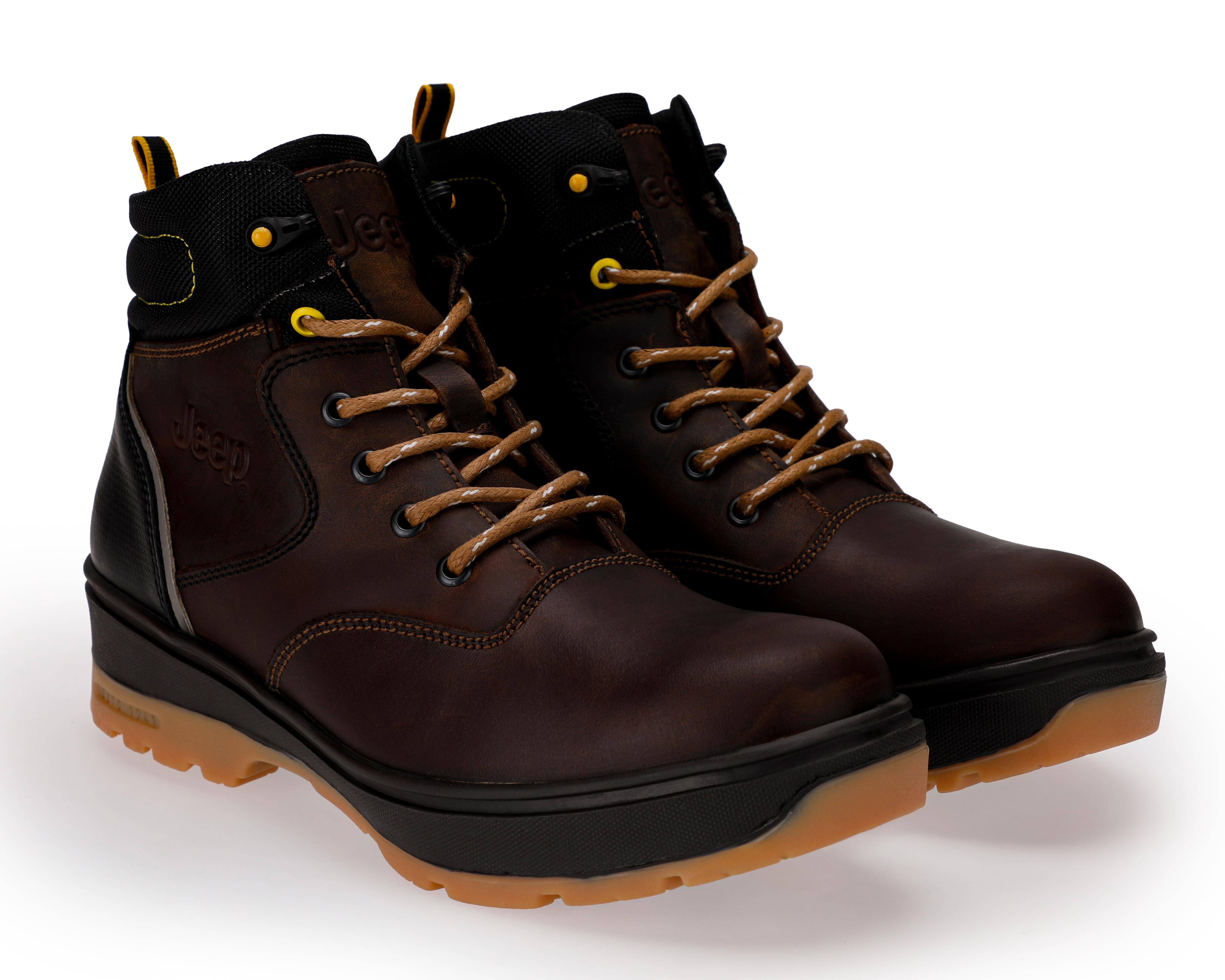 Foto 2 pulgar | Botas Casuales Jeep de Piel para Hombre