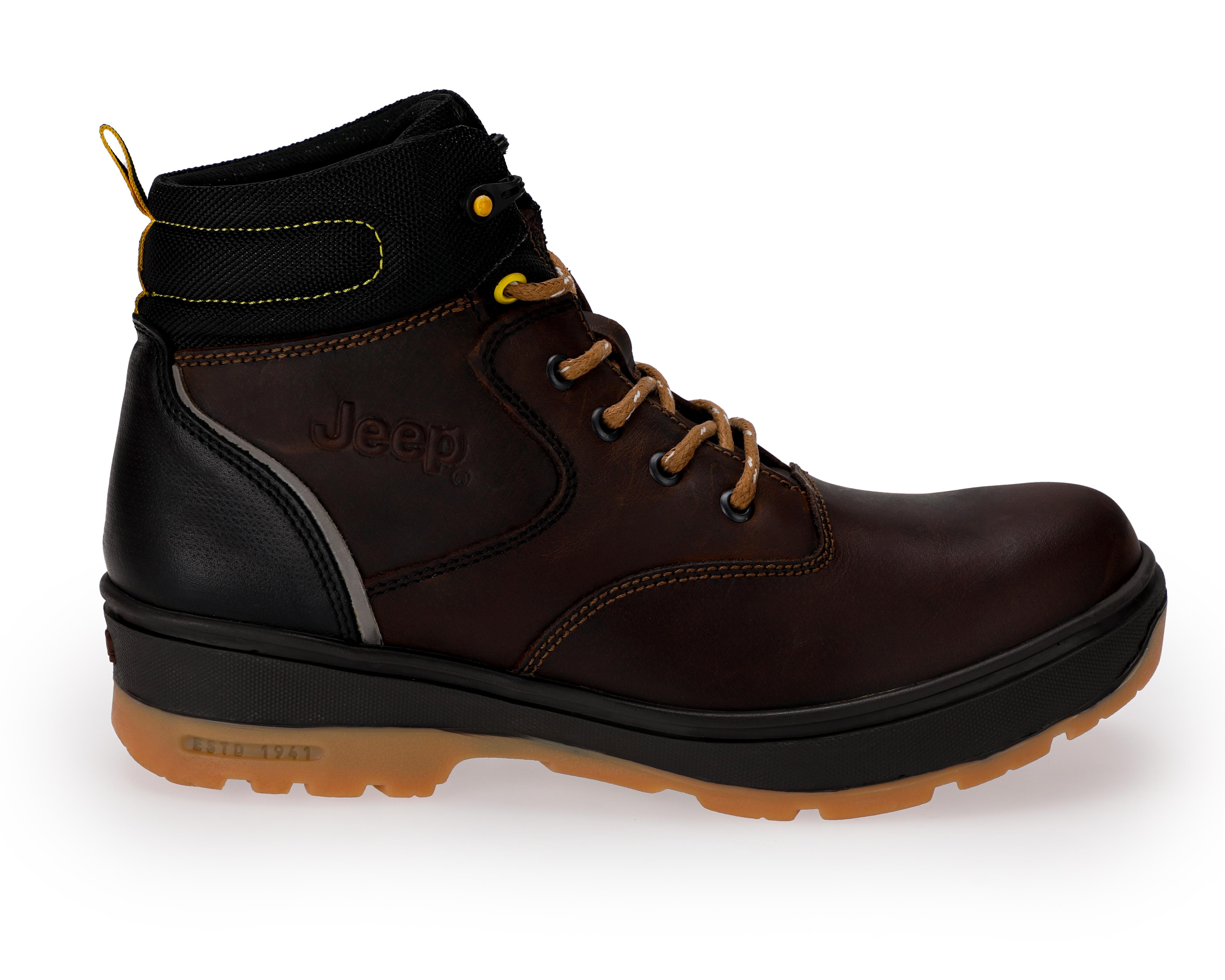 Foto 3 pulgar | Botas Casuales Jeep de Piel para Hombre