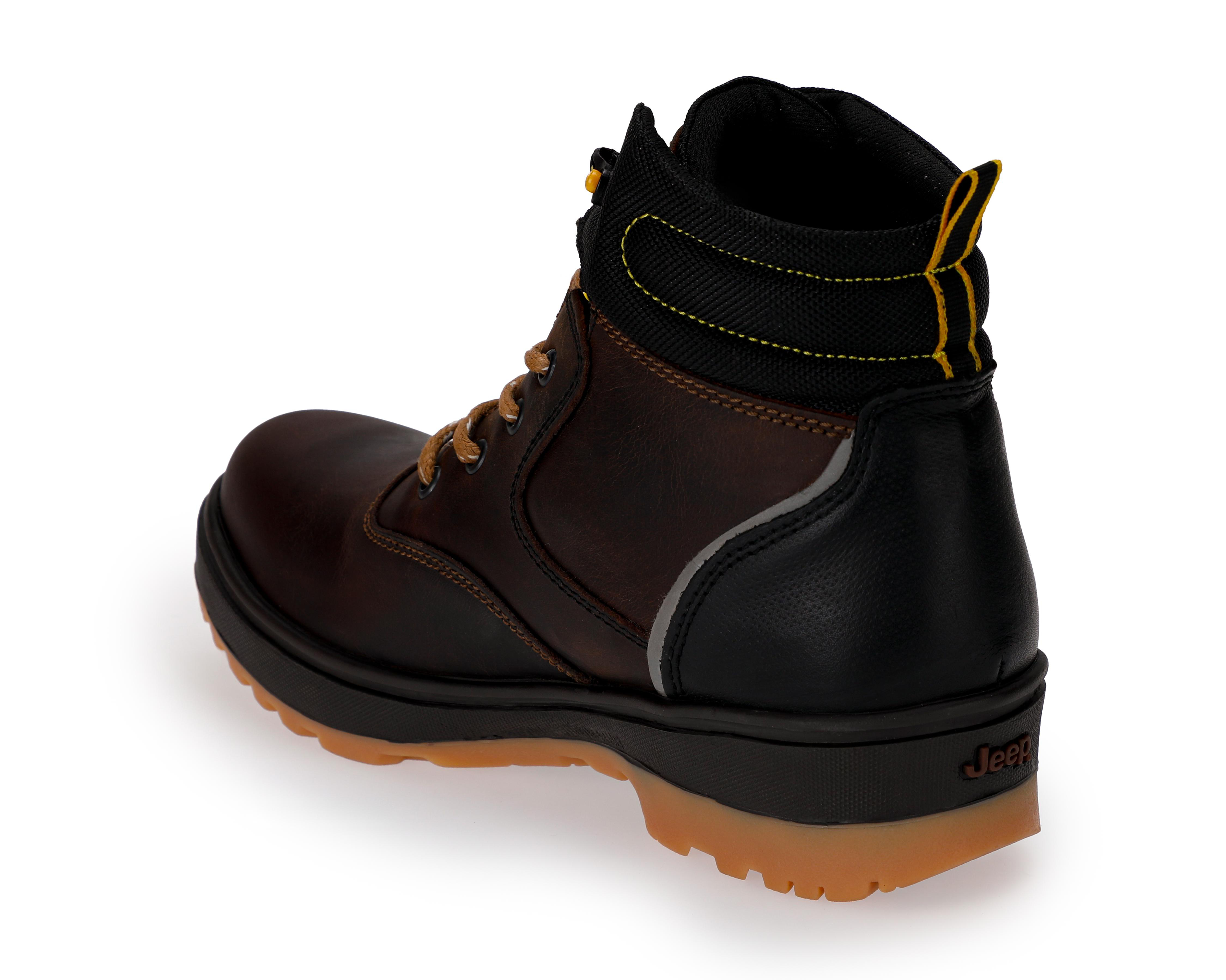 Foto 4 pulgar | Botas Casuales Jeep de Piel para Hombre