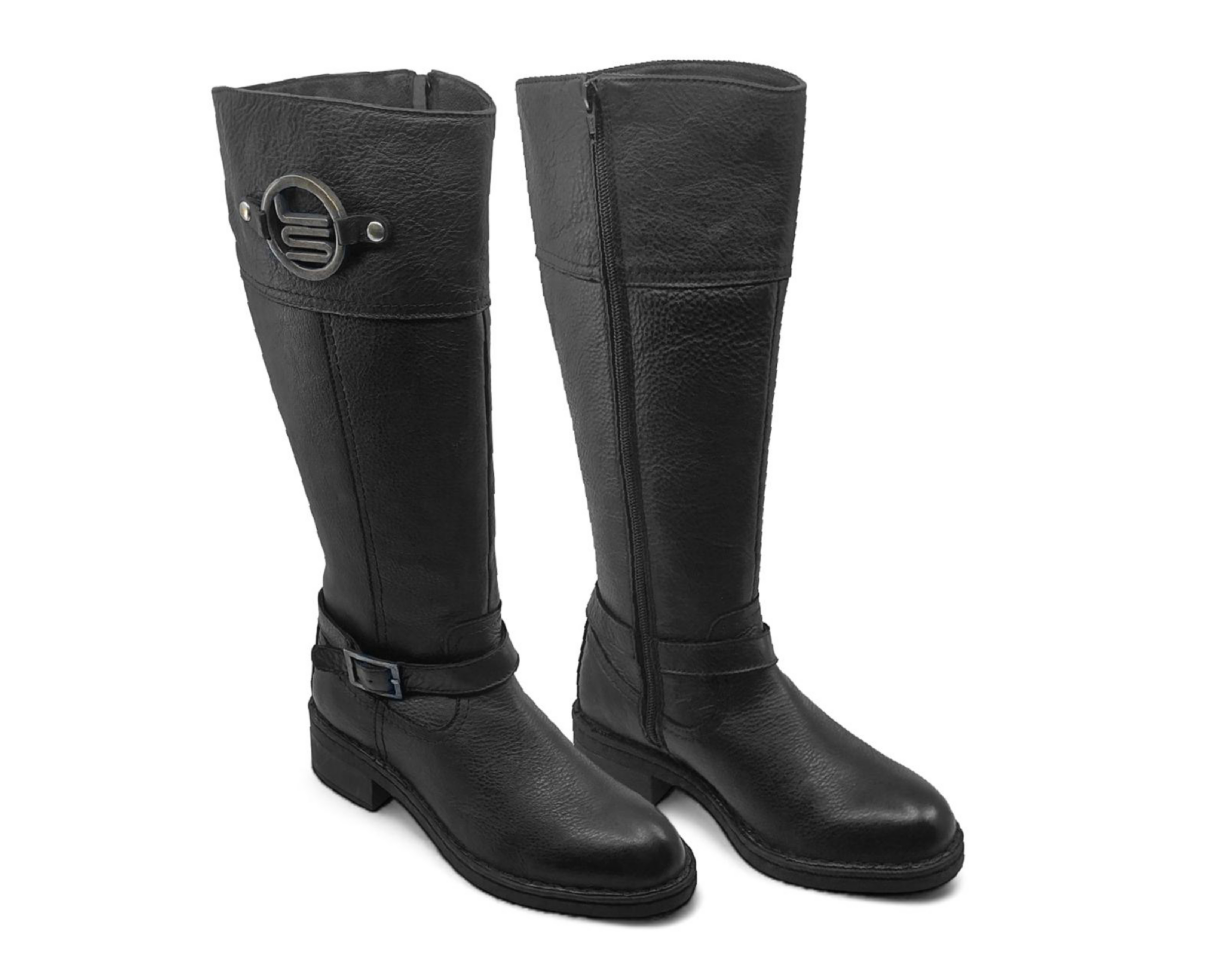 Botas Confort Lobo Solo de Piel para Mujer