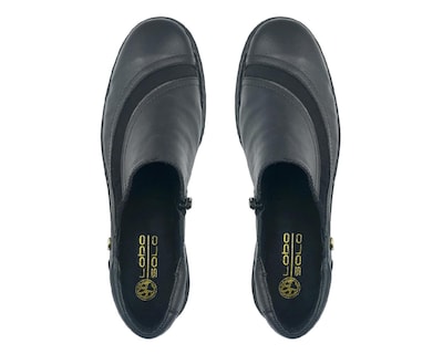 Foto 3 | Zapatos Confort Lobo Solo de Piel para Mujer