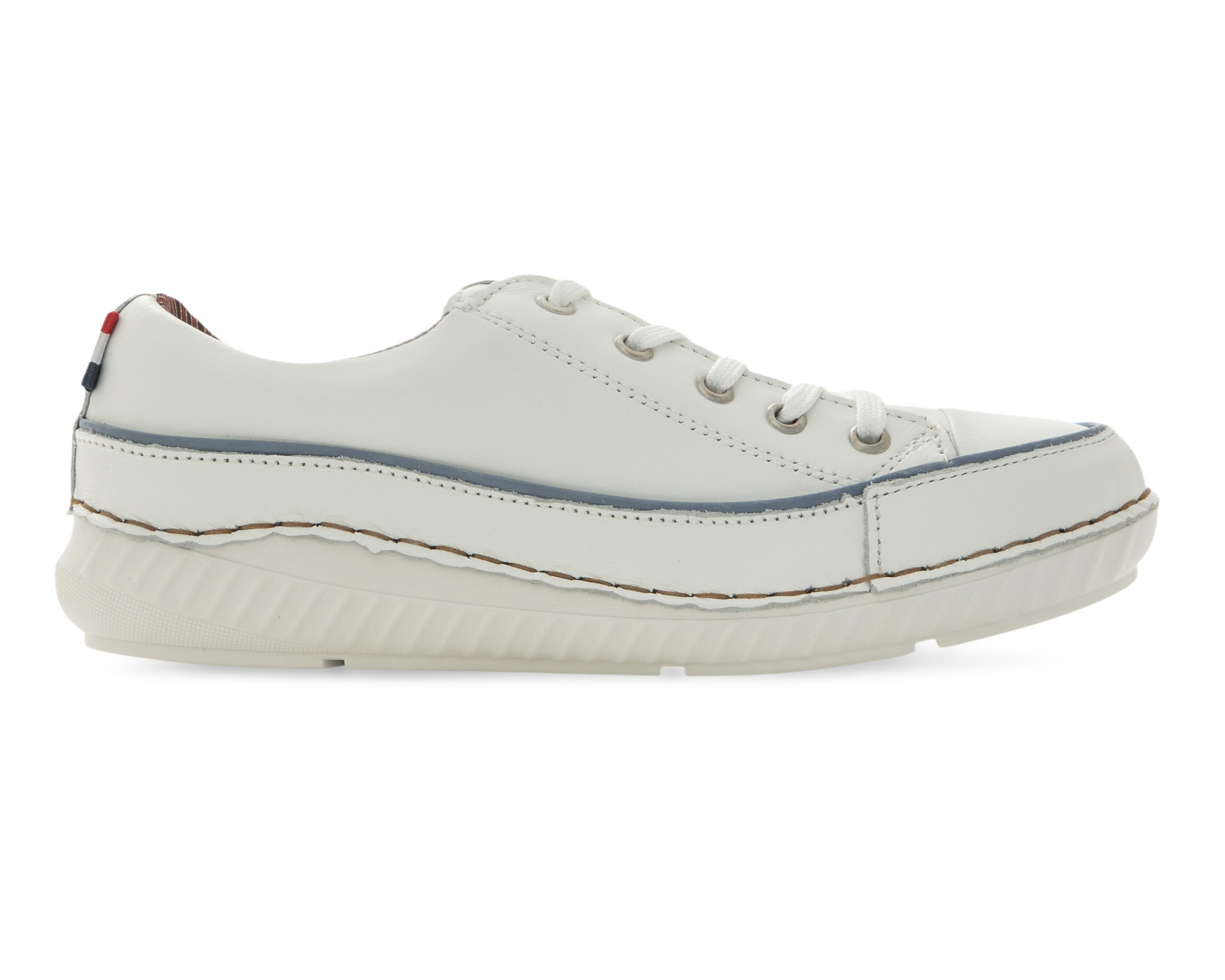 Foto 3 pulgar | Tenis Confort Lobo Solo de Piel para Mujer