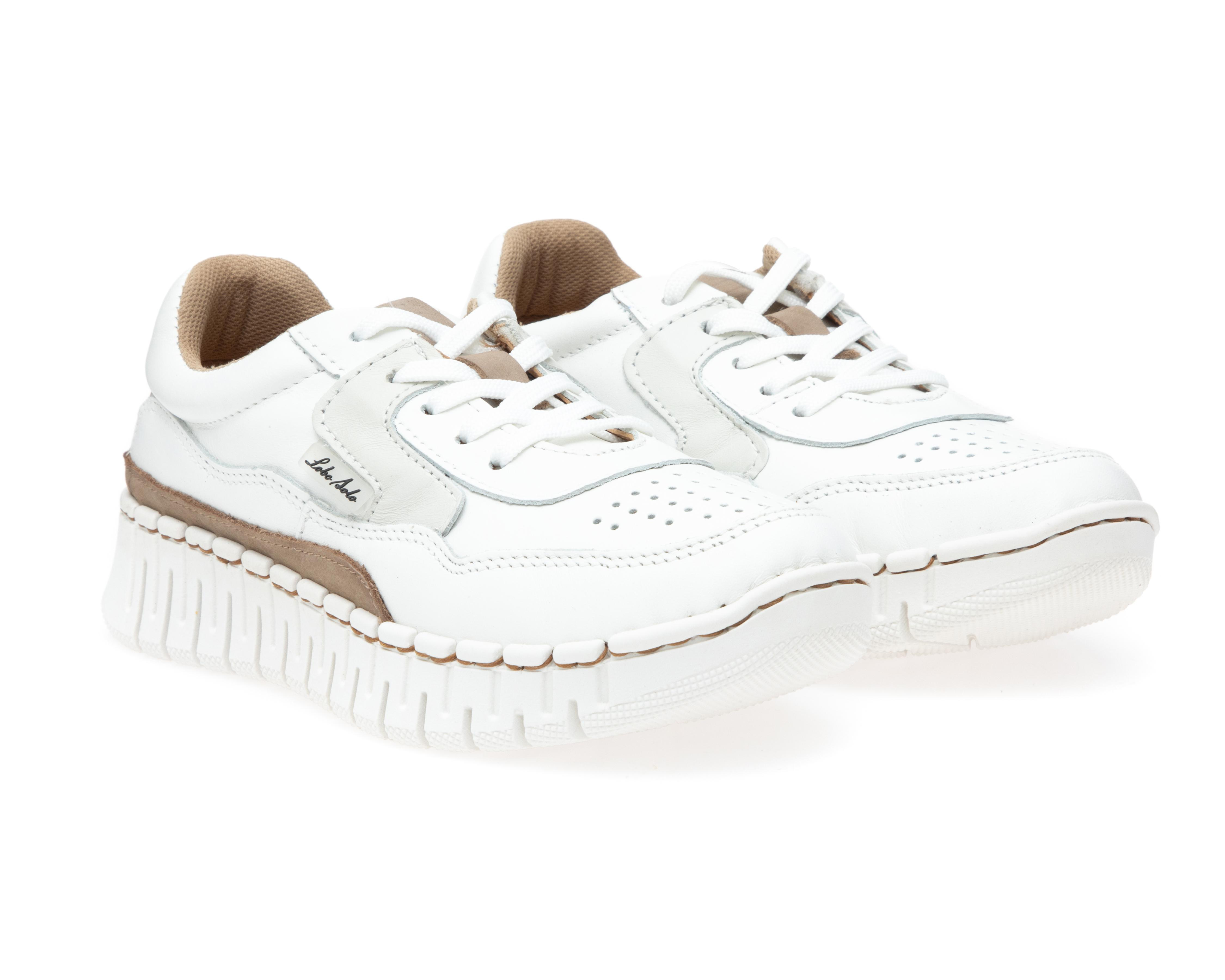 Tenis Confort Lobo Solo de Piel para Mujer