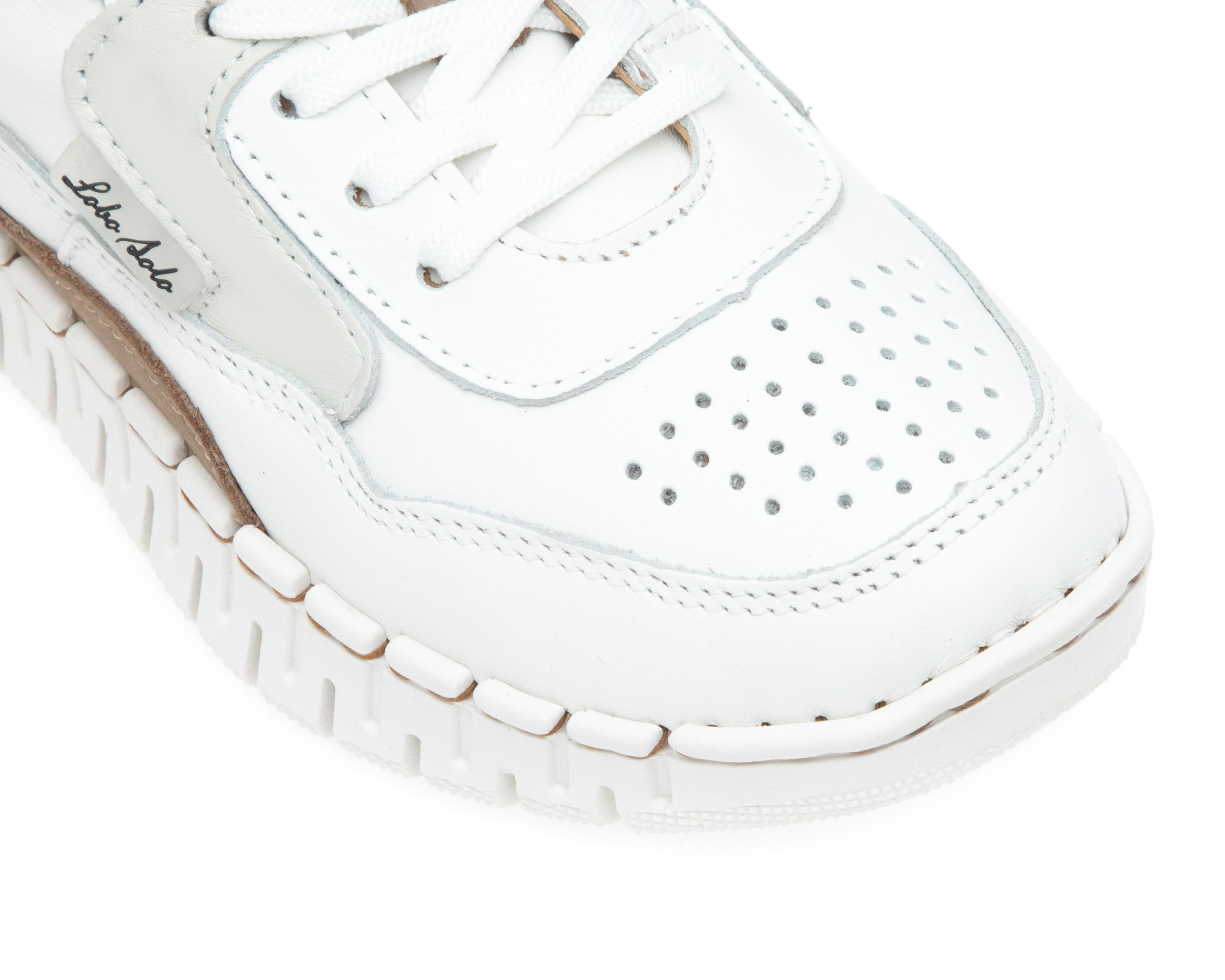 Foto 7 pulgar | Tenis Confort Lobo Solo de Piel para Mujer