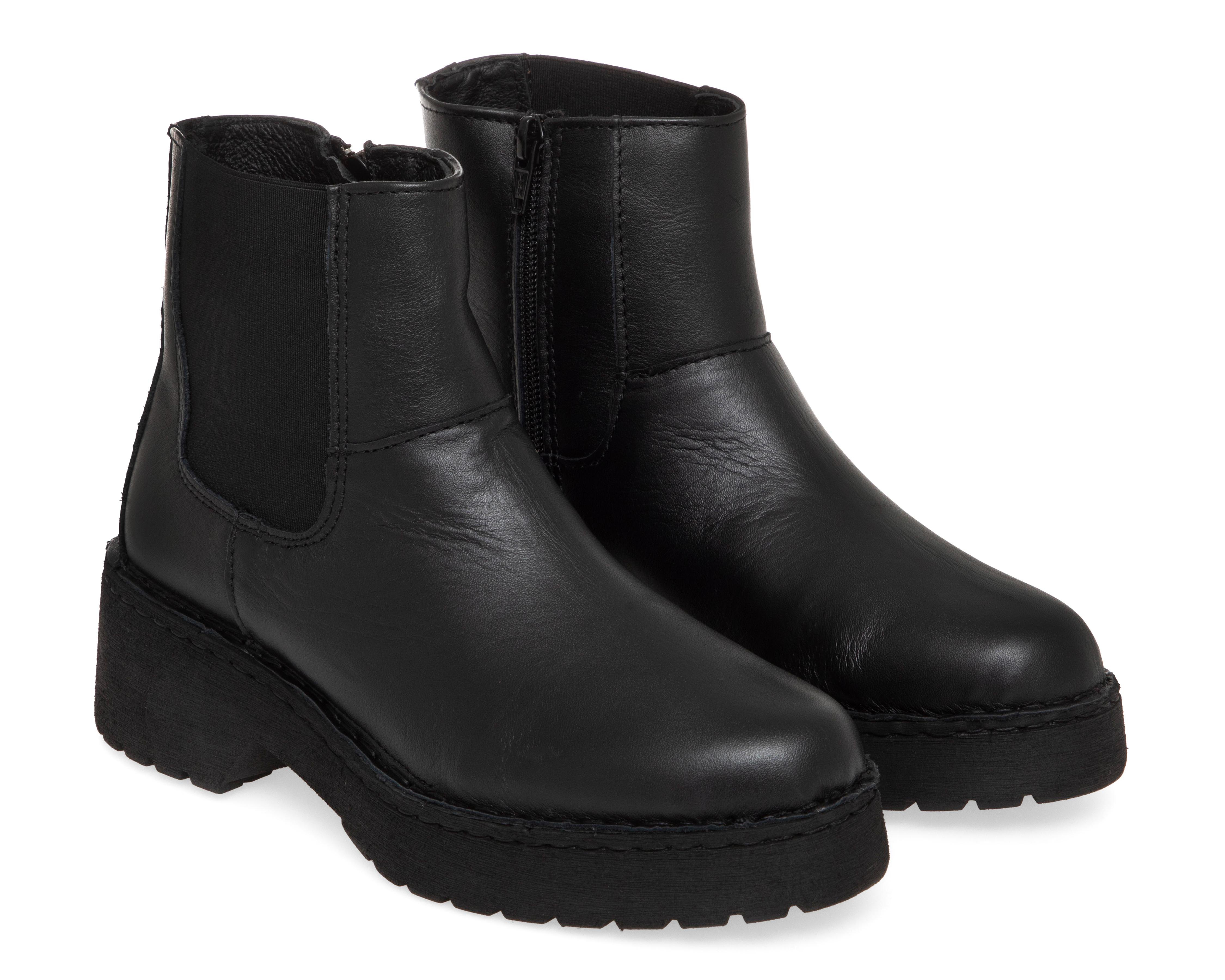 Botas Urbanas Lobo Solo de Piel para Mujer