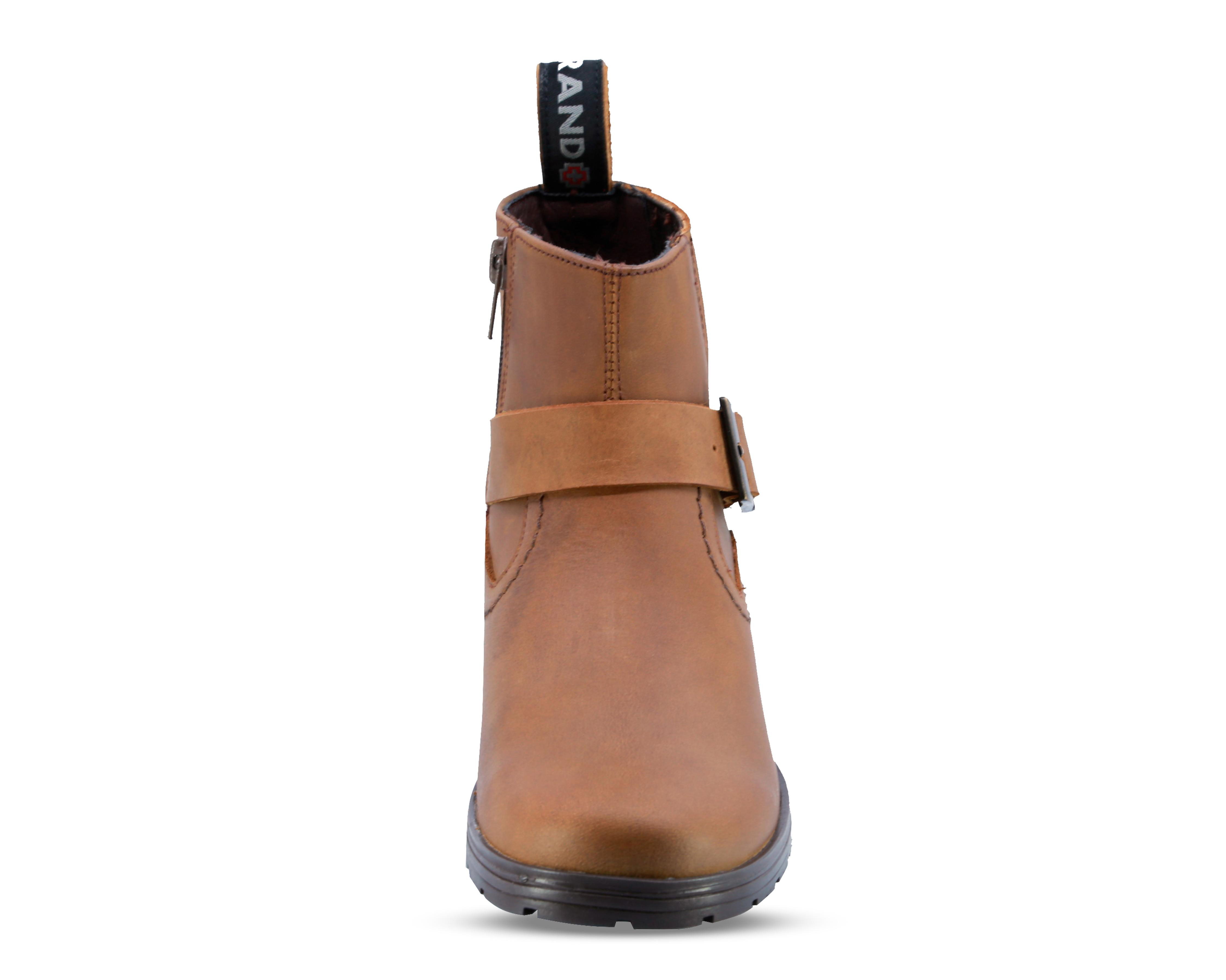 Foto 6 pulgar | Botas Urbanas Swissbrand Ginebra 201 de Piel para Mujer