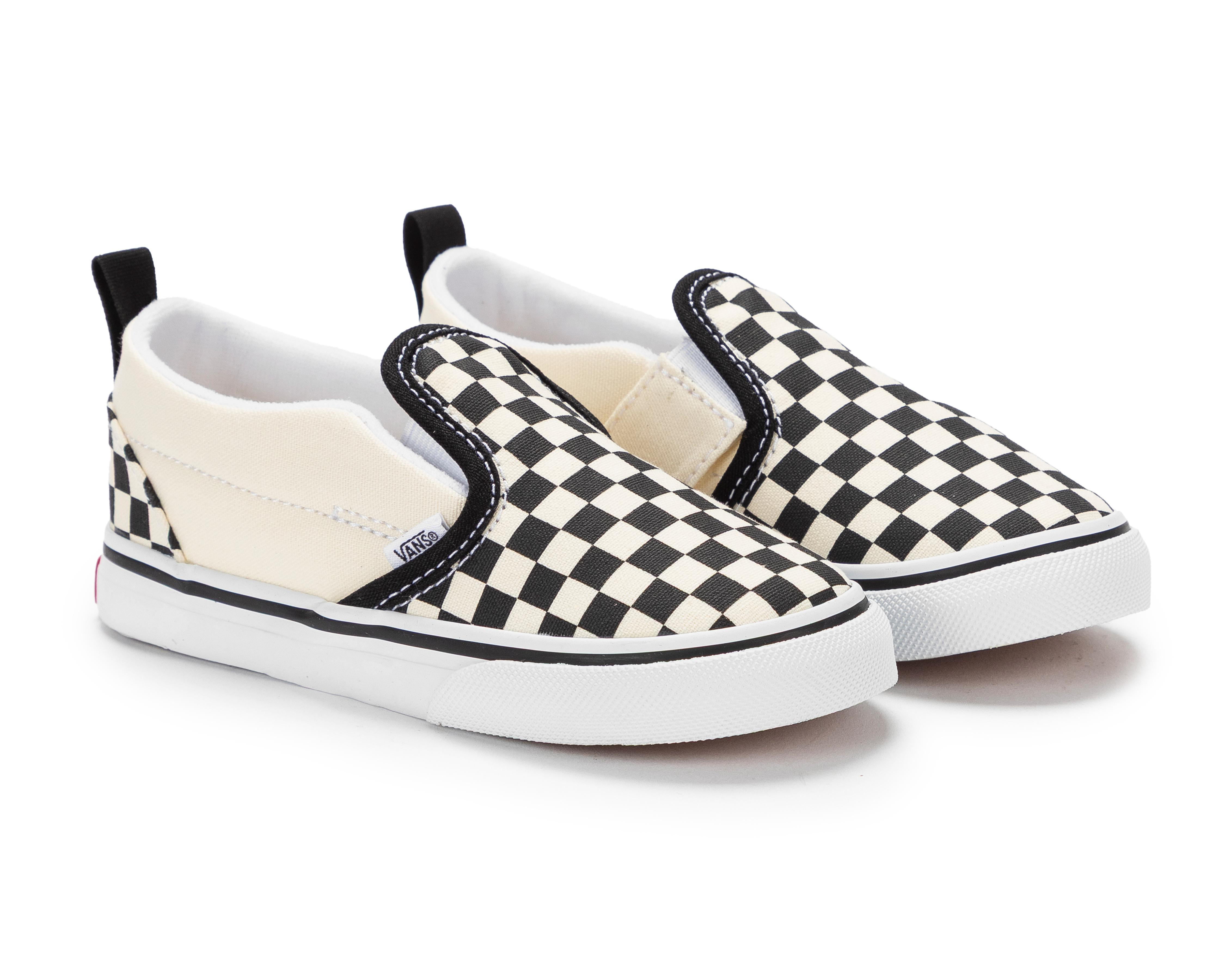 Foto 2 pulgar | Tenis Vans Slip-On V Checkerboard para Bebé Niño