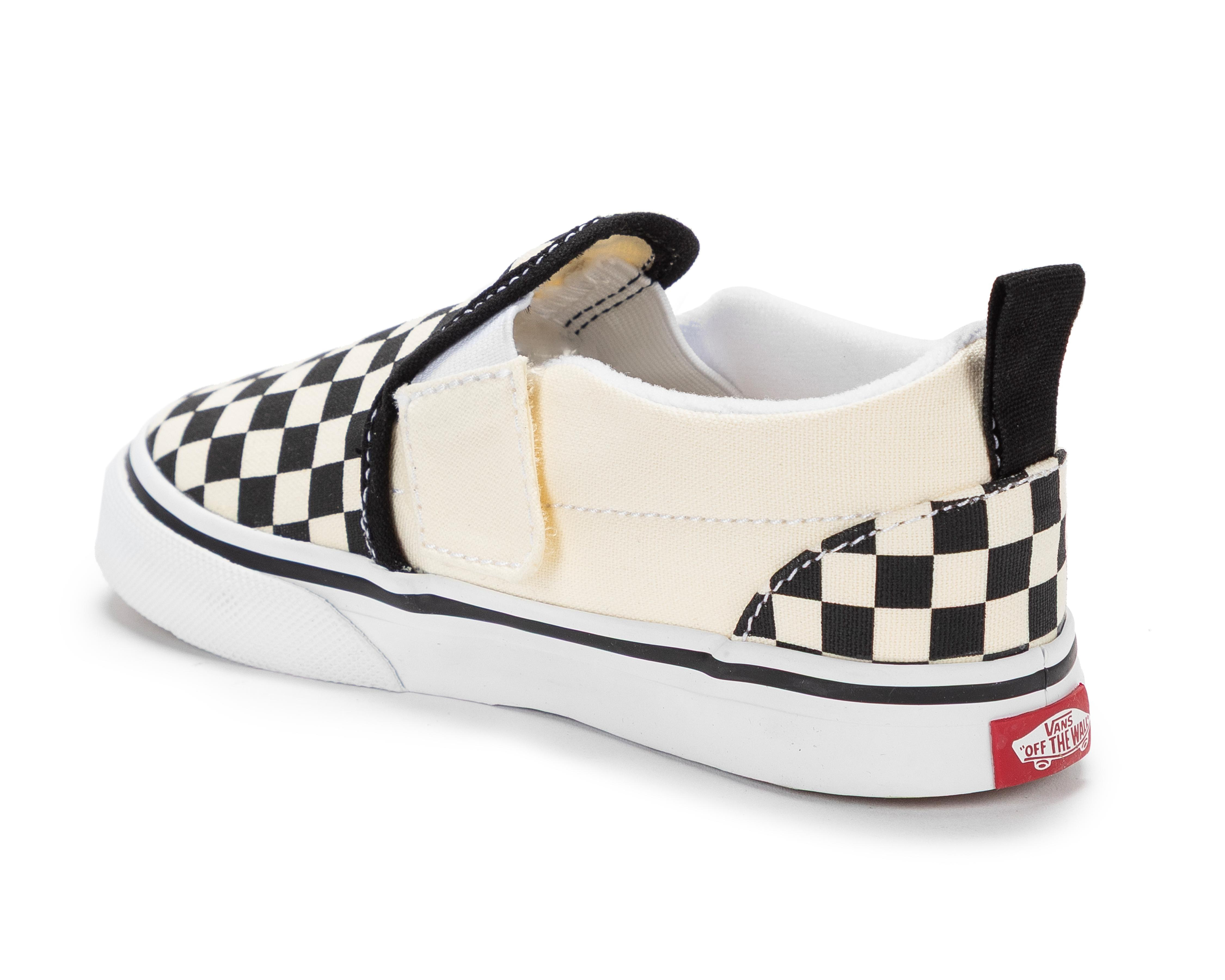 Foto 4 pulgar | Tenis Vans Slip-On V Checkerboard para Bebé Niño