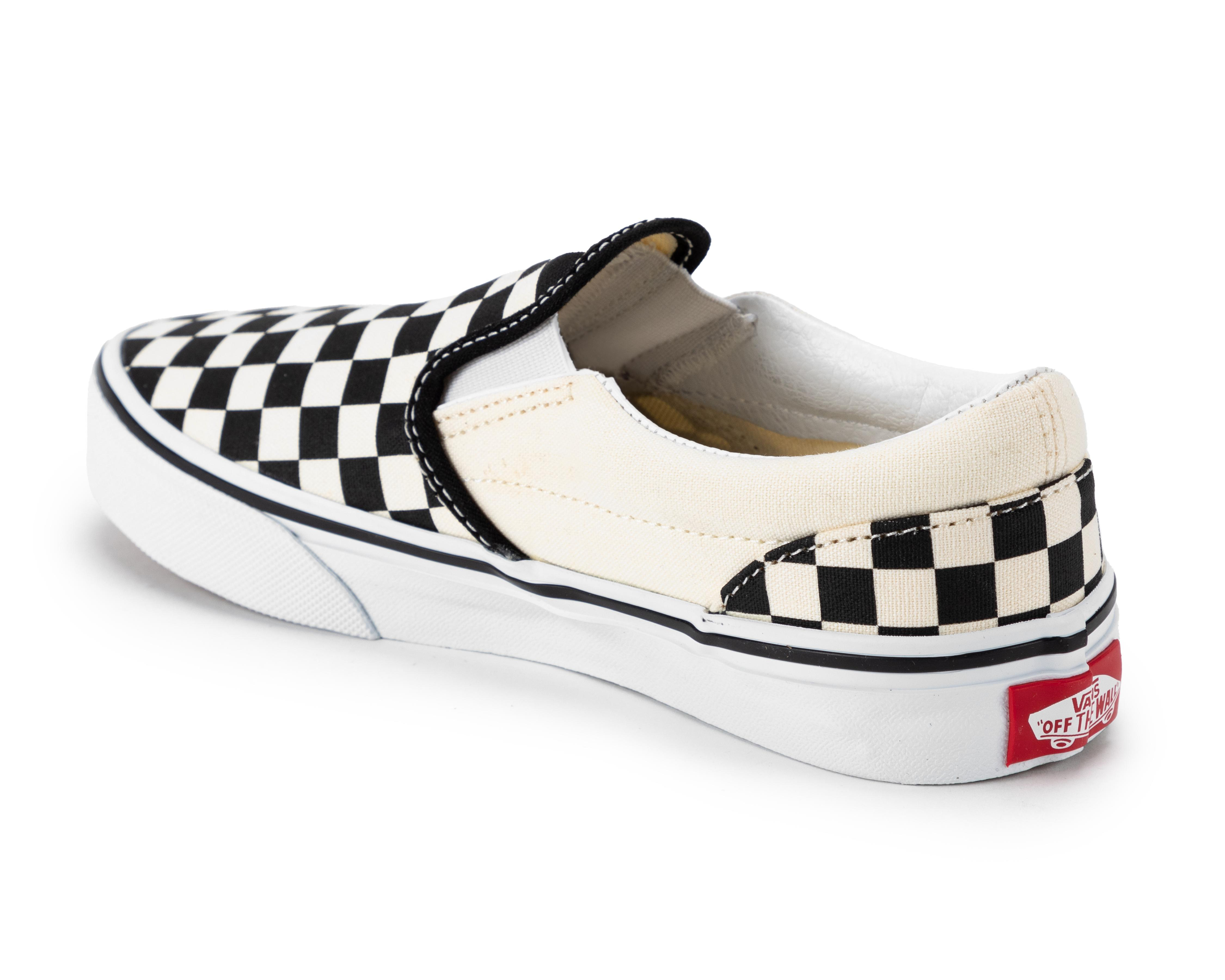 Foto 4 pulgar | Tenis Vans Checkerboard Classic Slip-On para Niño