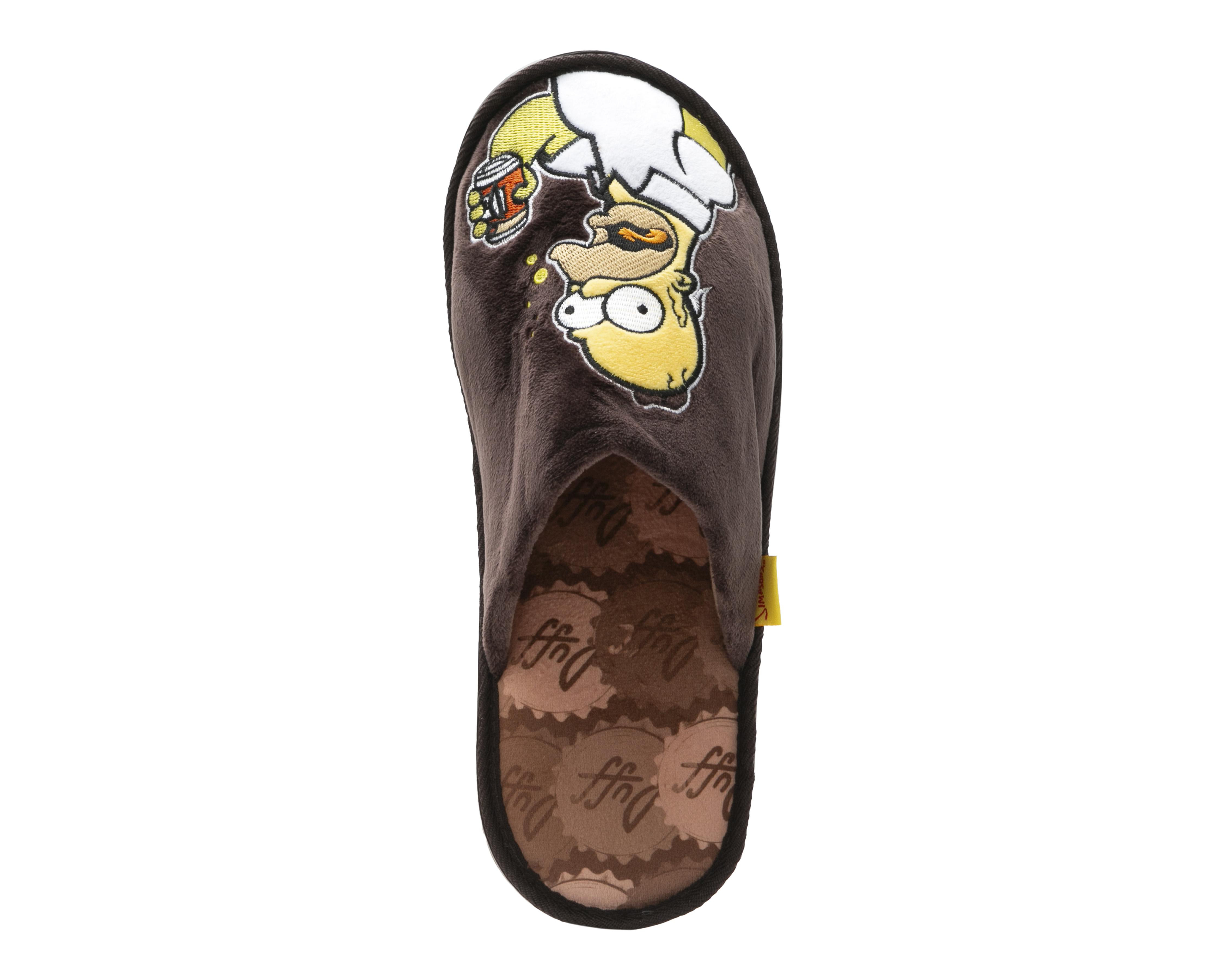 Foto 6 pulgar | Pantuflas The Simpsons para Hombre Disney