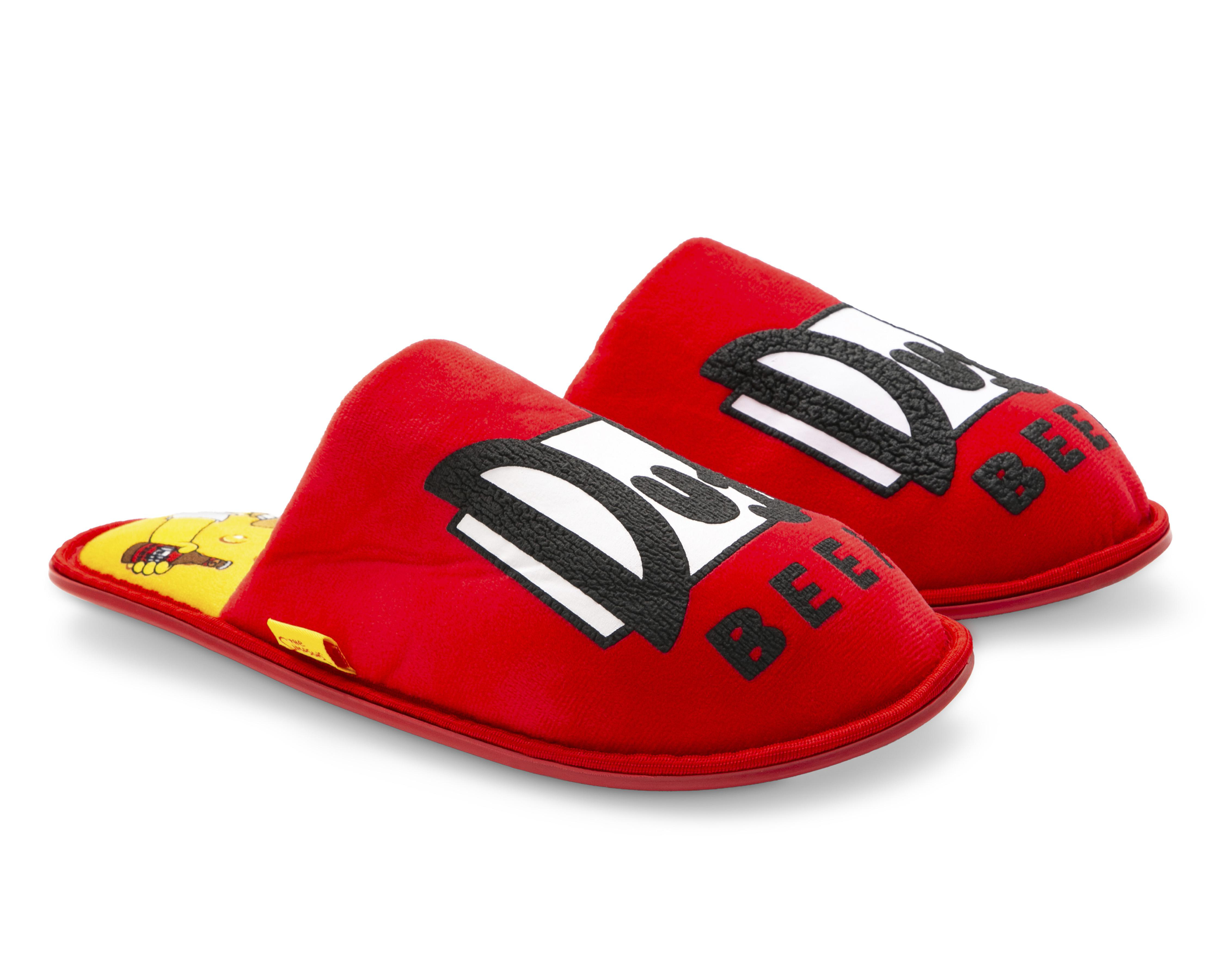 Foto 2 pulgar | Pantuflas The Simpsons para Hombre Disney