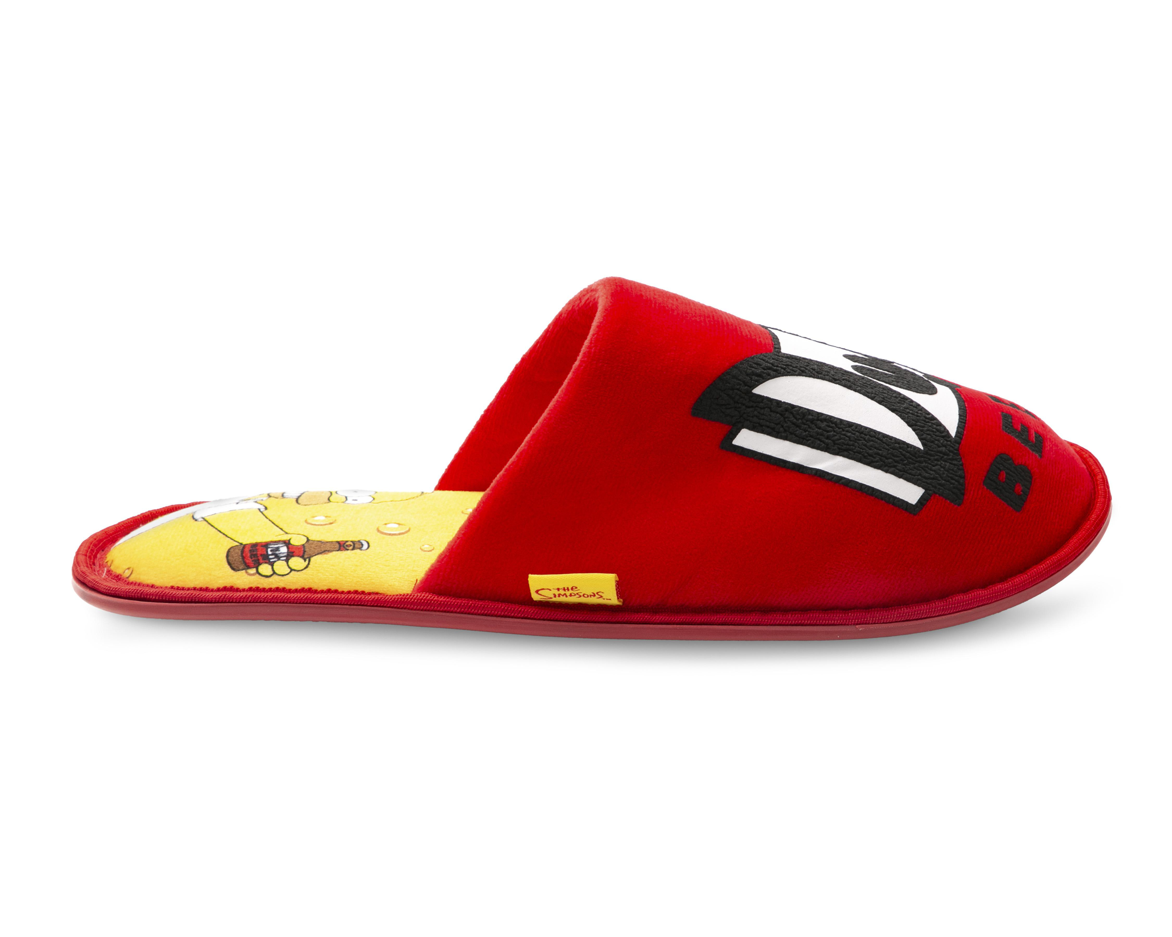 Foto 3 pulgar | Pantuflas The Simpsons para Hombre Disney