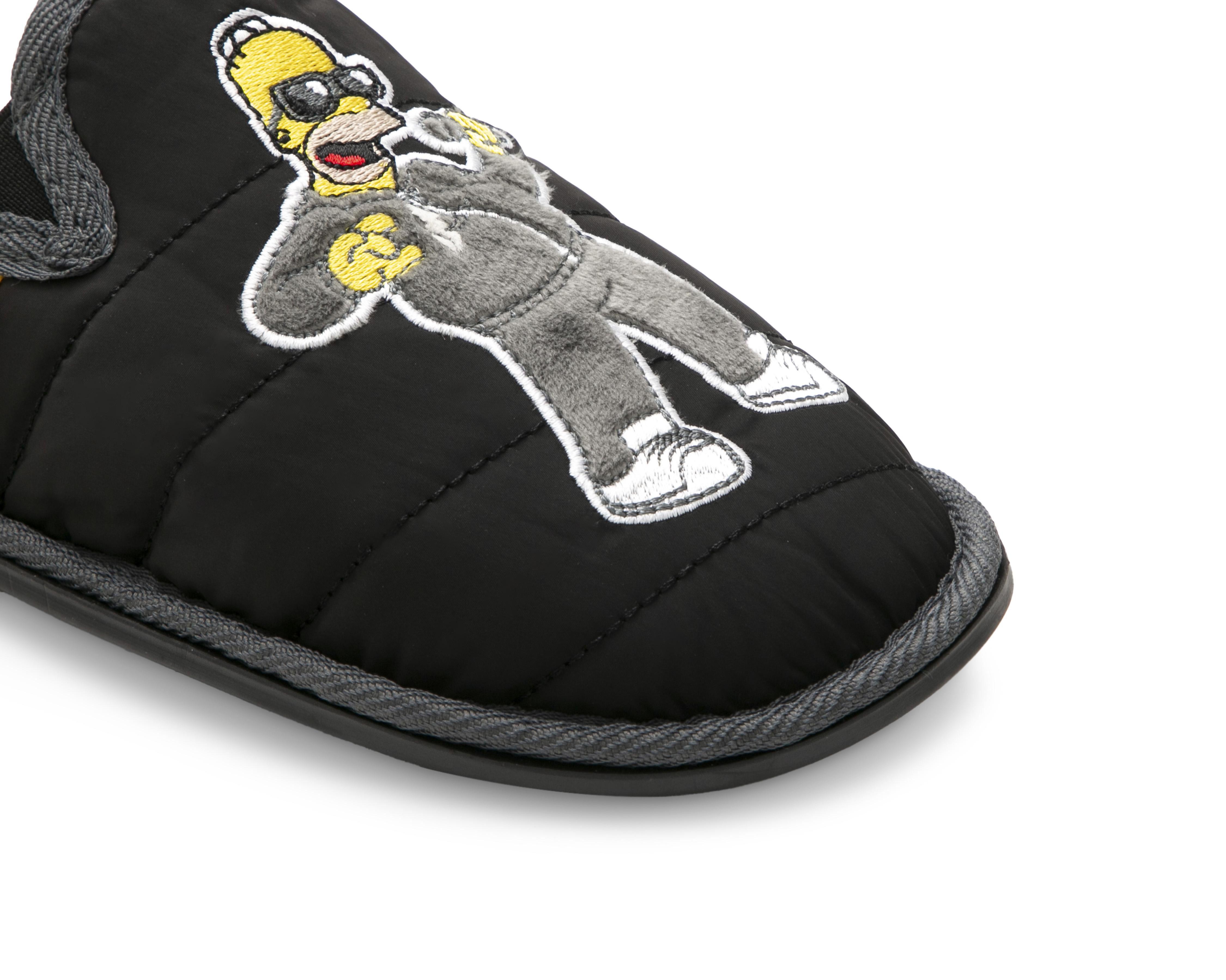 Foto 7 pulgar | Pantuflas The Simpsons para Hombre Disney