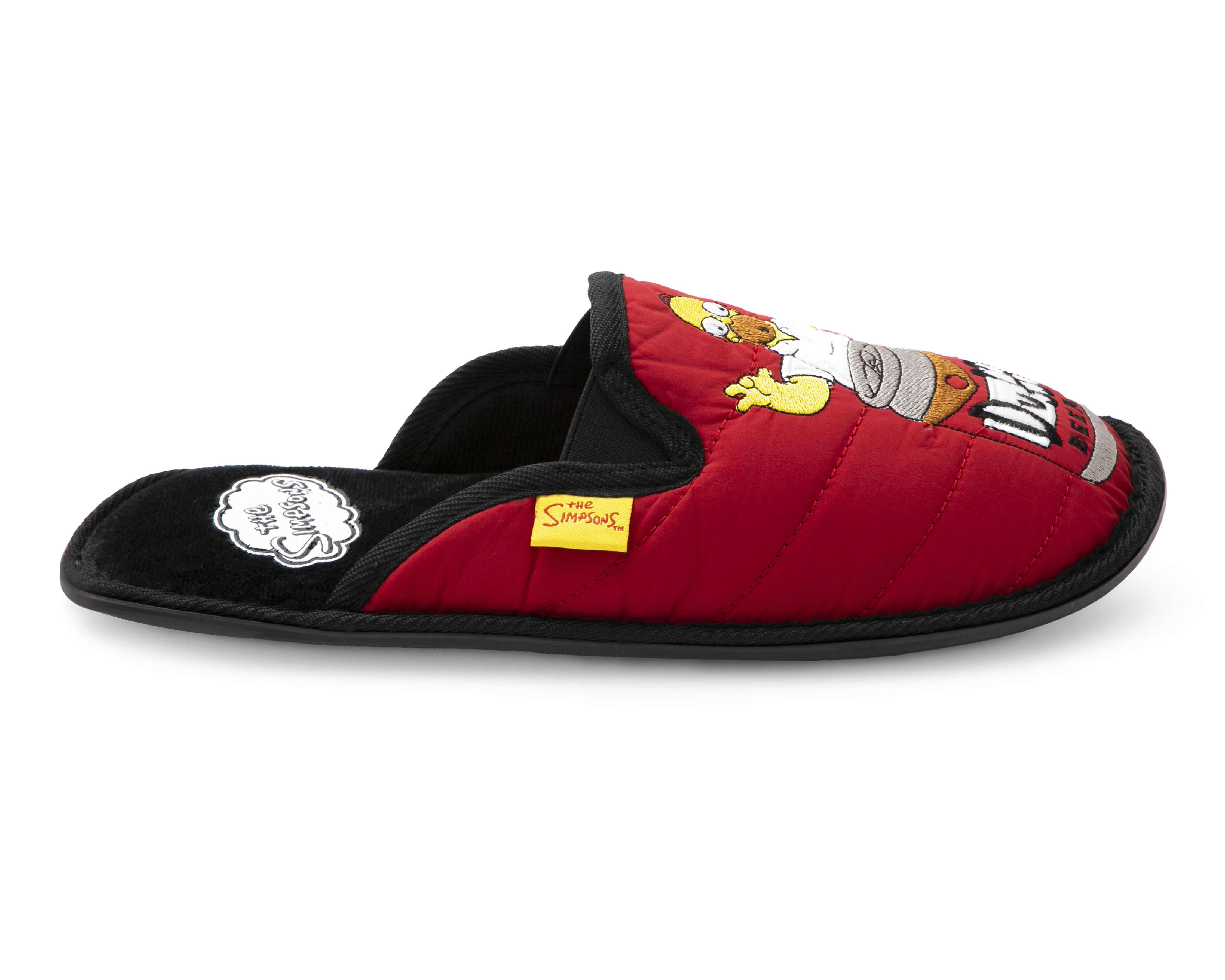 Foto 3 pulgar | Pantuflas The Simpsons para Hombre Disney