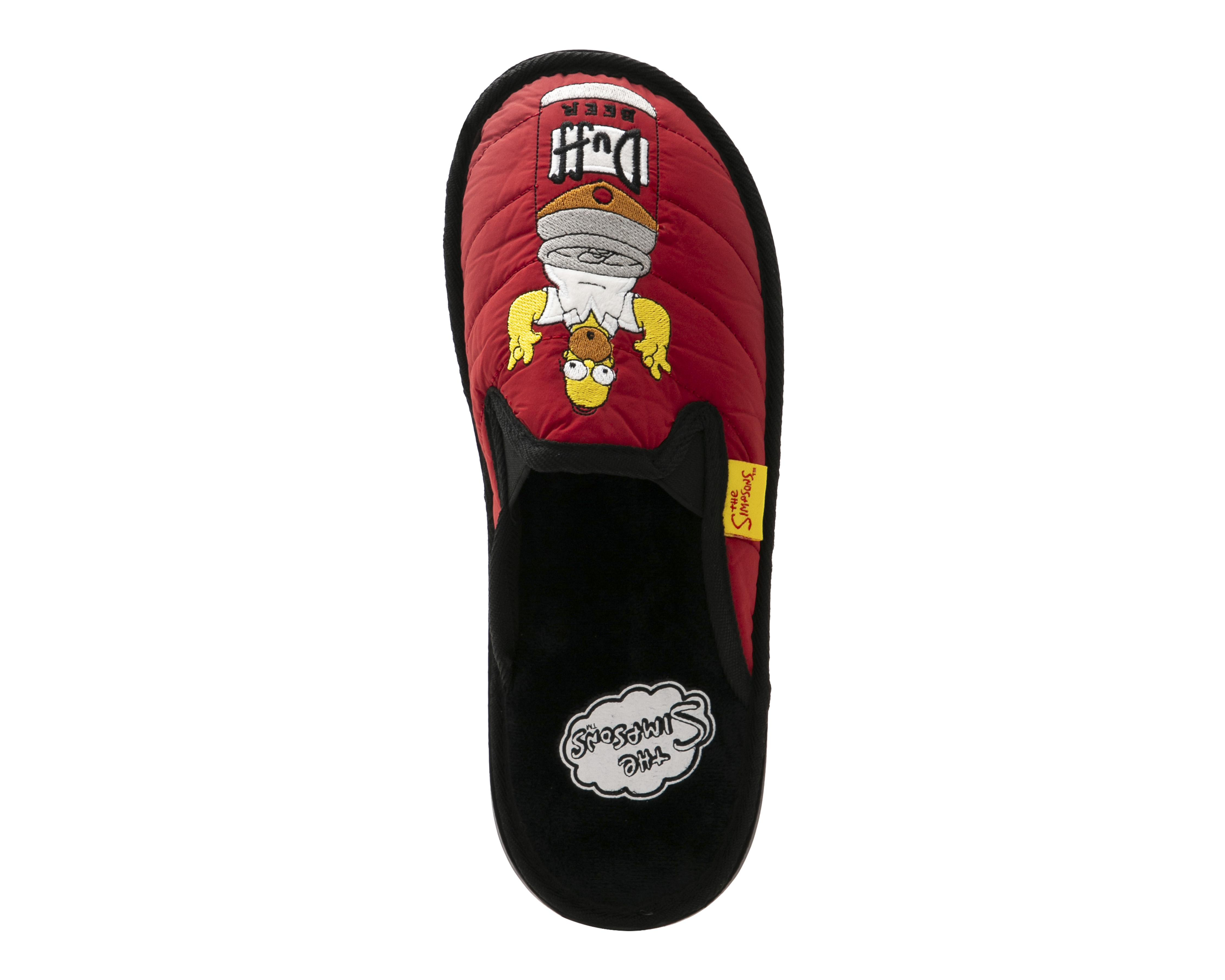 Foto 6 pulgar | Pantuflas The Simpsons para Hombre Disney