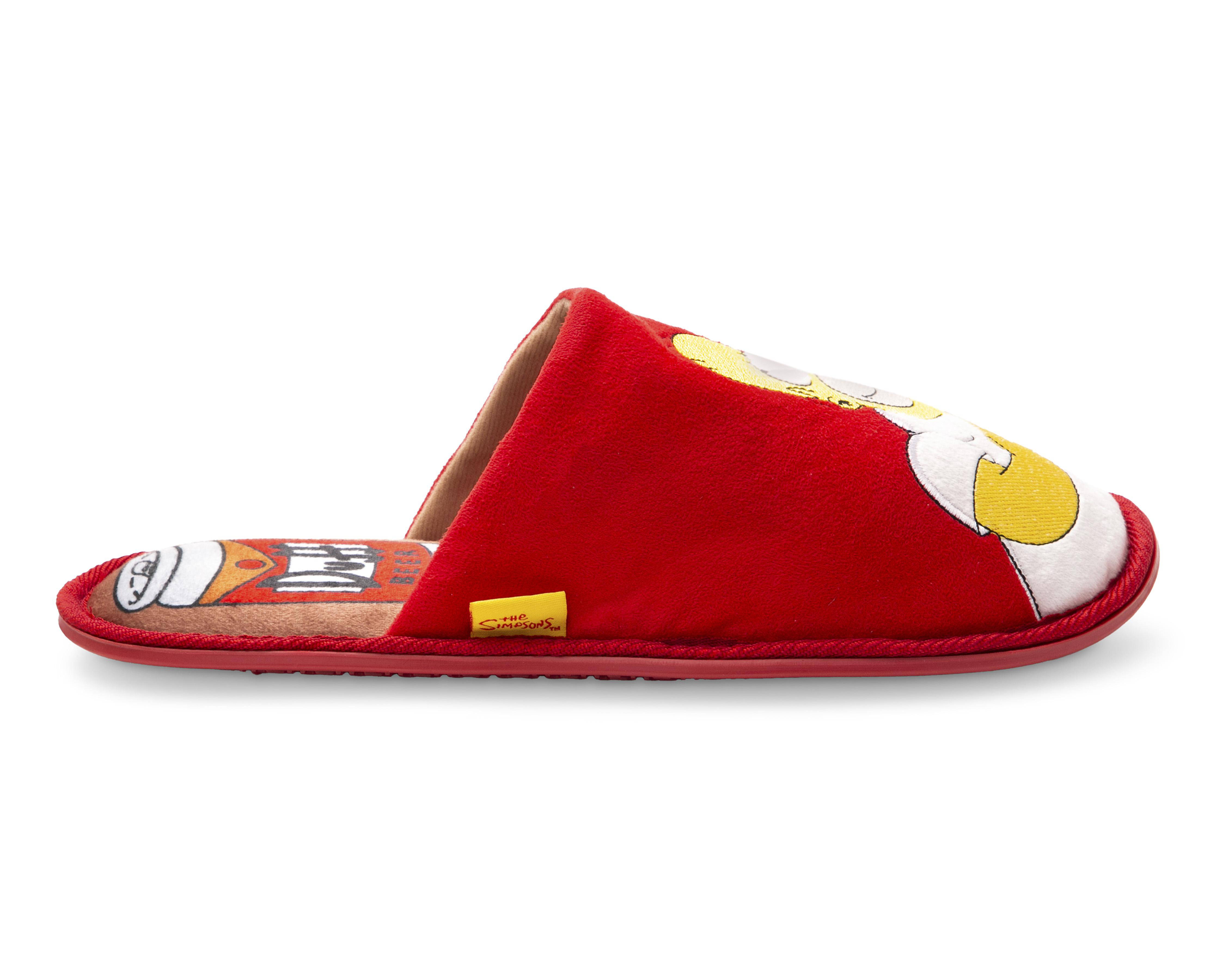 Foto 3 pulgar | Pantuflas The Simpsons para Hombre Disney