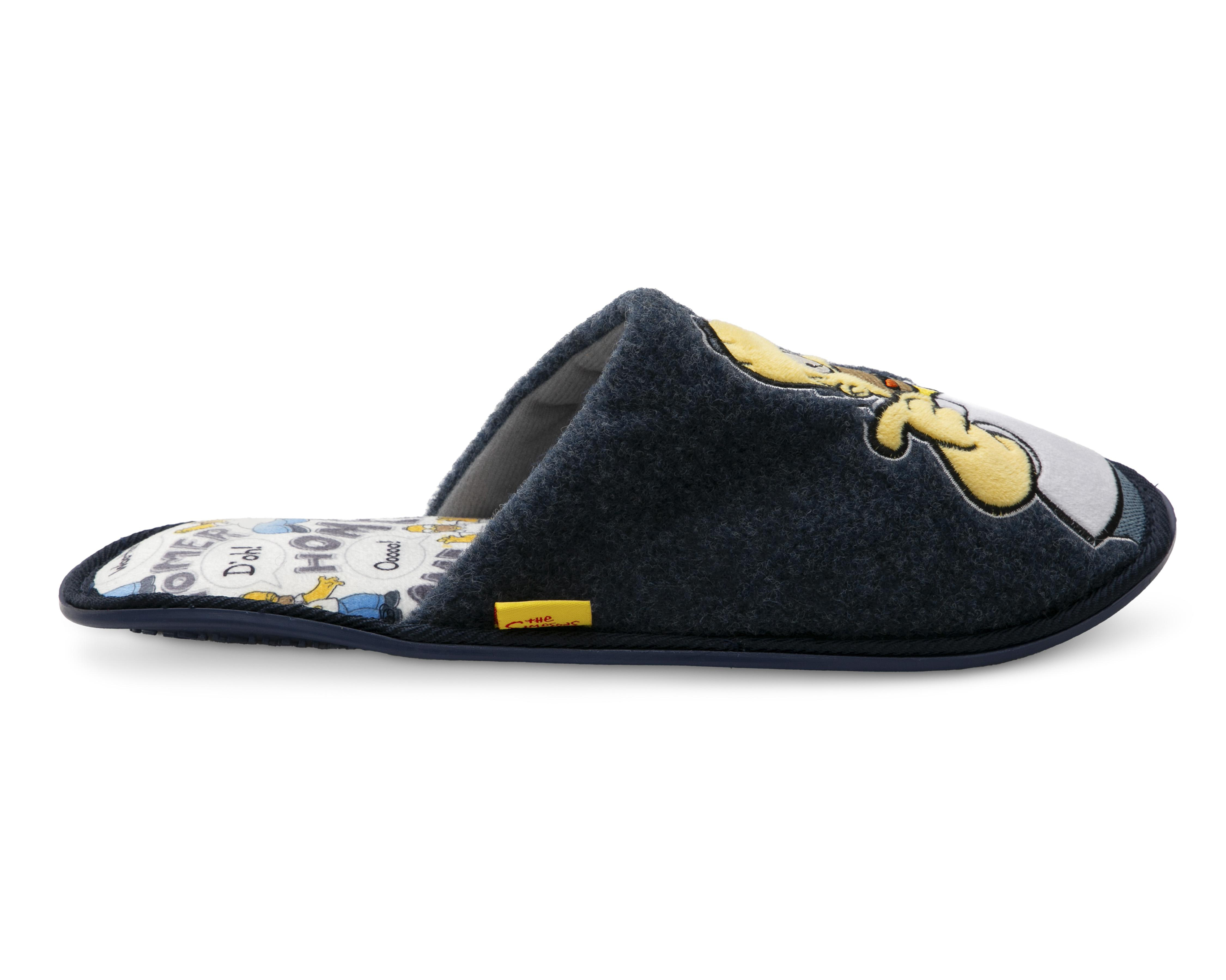 Foto 3 pulgar | Pantuflas The Simpsons para Hombre Disney