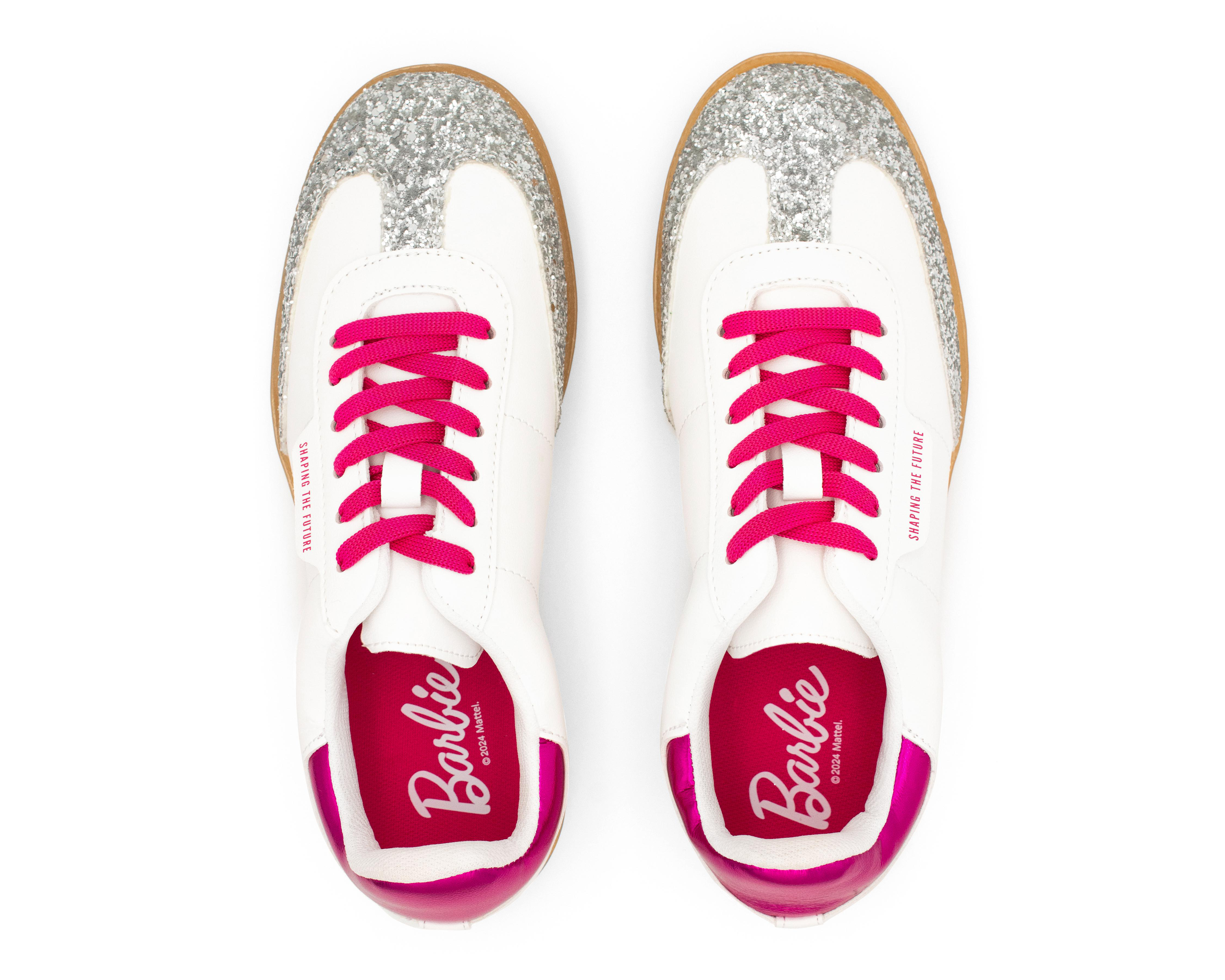 Foto 4 pulgar | Tenis Casuales Barbie para Mujer