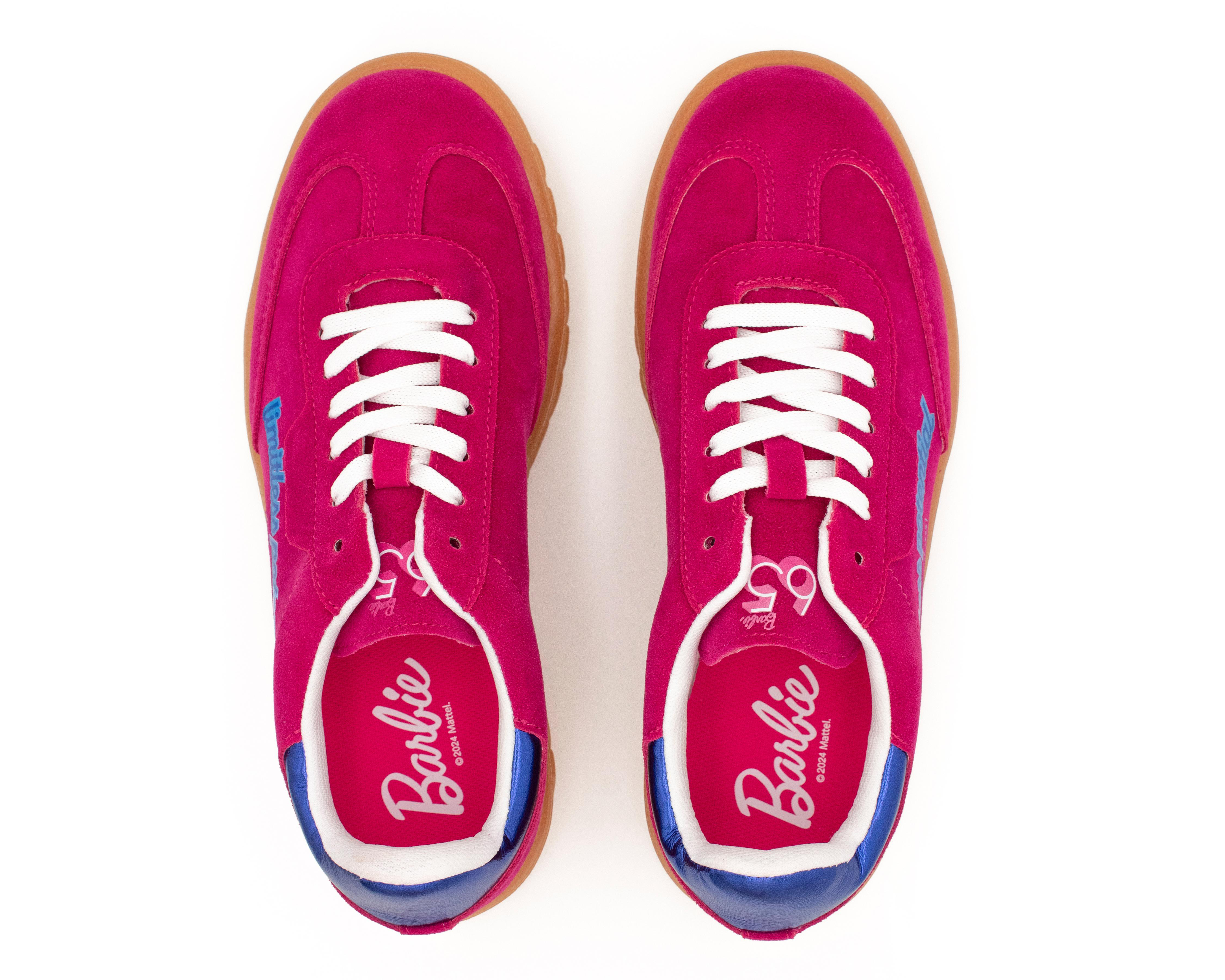 Foto 4 pulgar | Tenis Casuales Barbie para Mujer