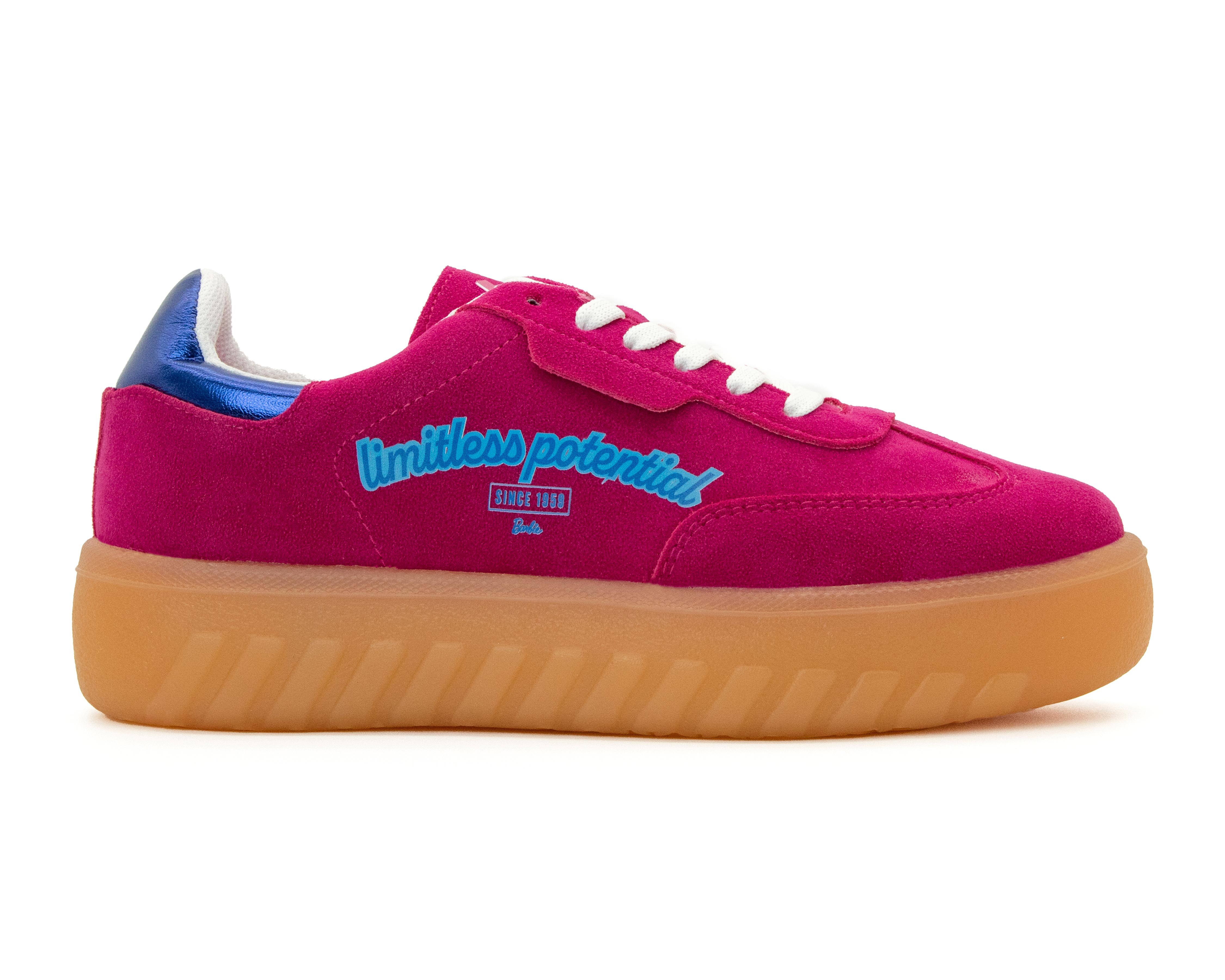 Foto 5 pulgar | Tenis Casuales Barbie para Mujer