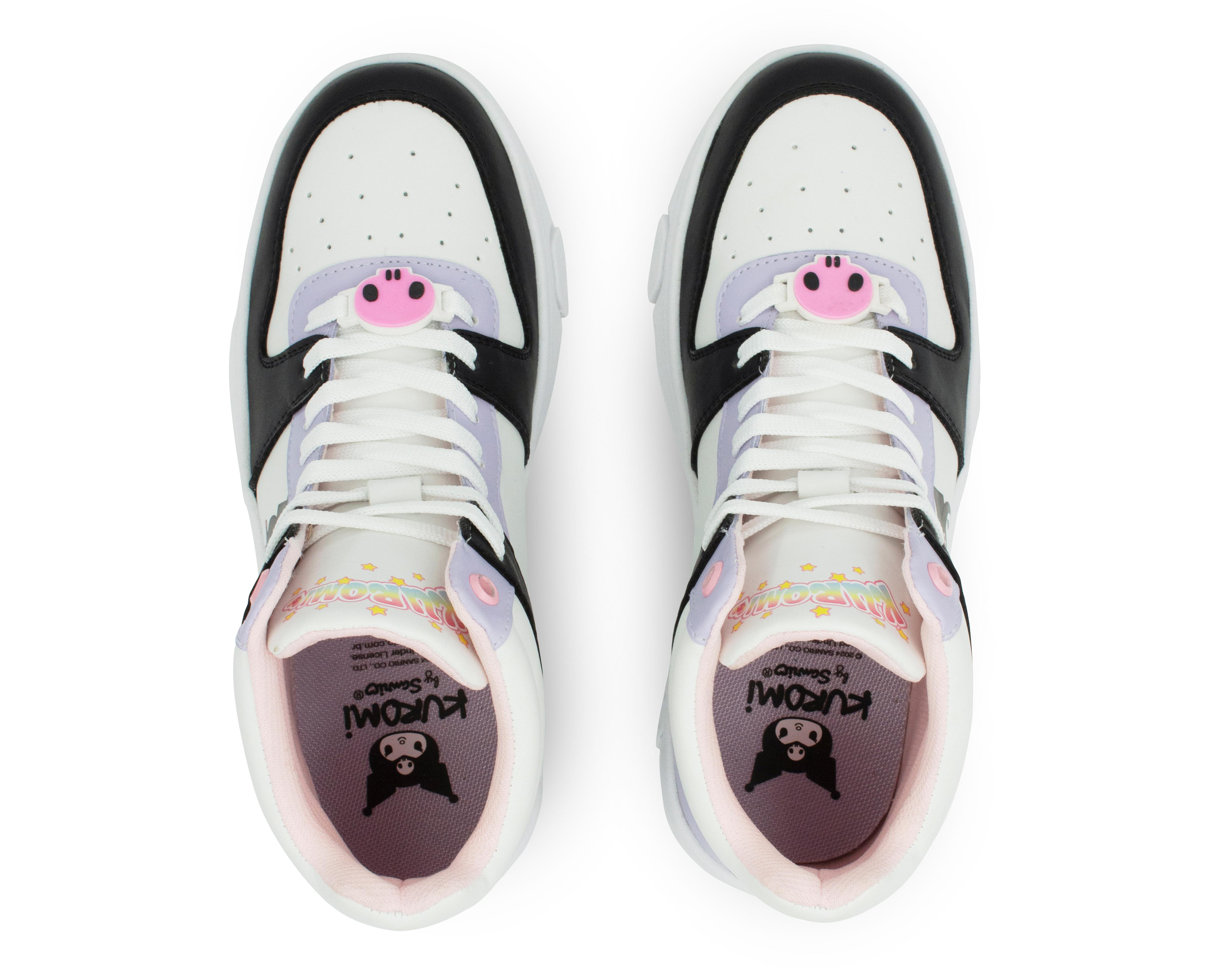Foto 4 pulgar | Tenis Casuales Hello Kitty Kuromi para Mujer