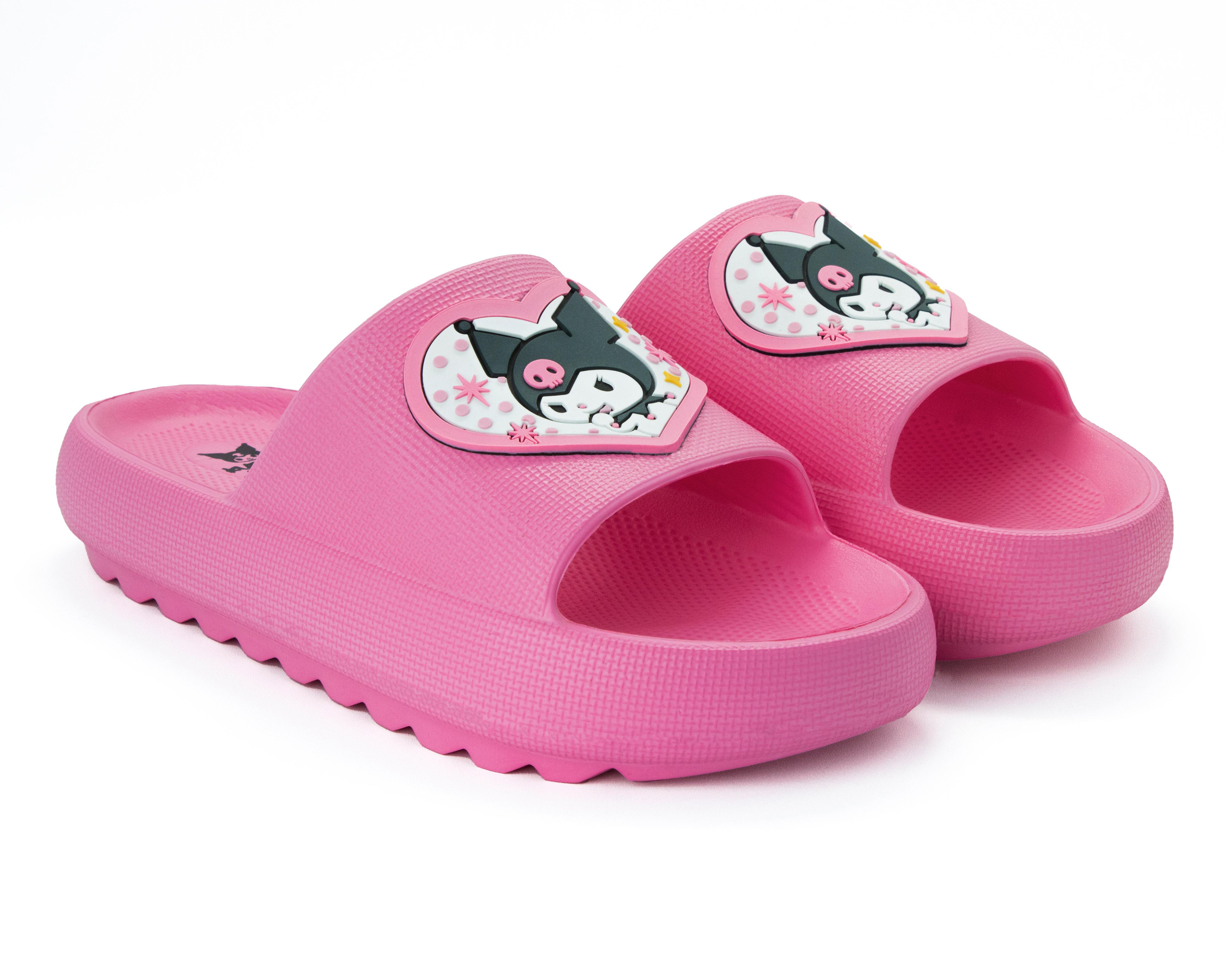 Foto 2 pulgar | Sandalias de Playa Hello Kitty Kuromi para Mujer
