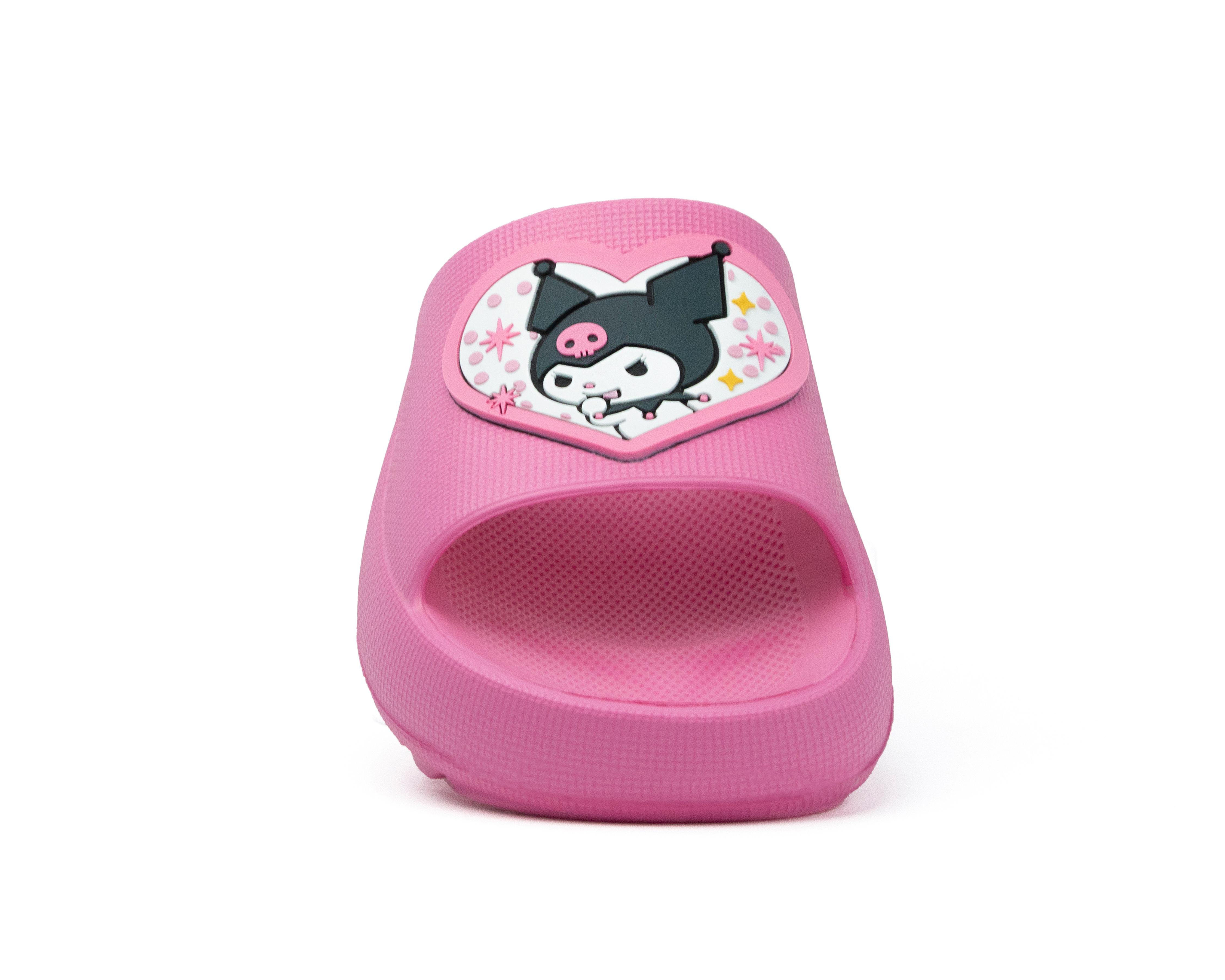 Foto 6 pulgar | Sandalias de Playa Hello Kitty Kuromi para Mujer