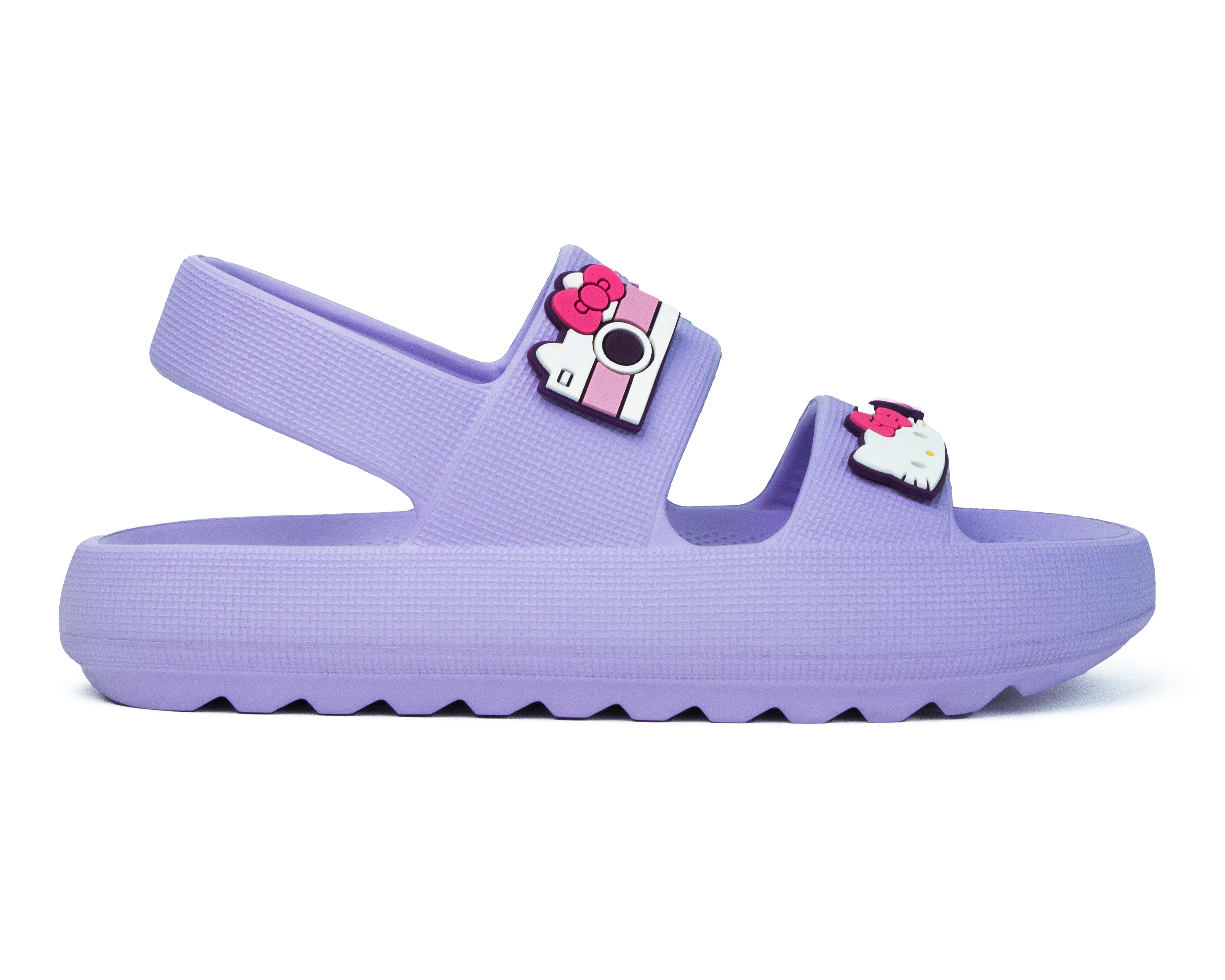 Foto 5 pulgar | Sandalias de Playa Hello Kitty para Mujer