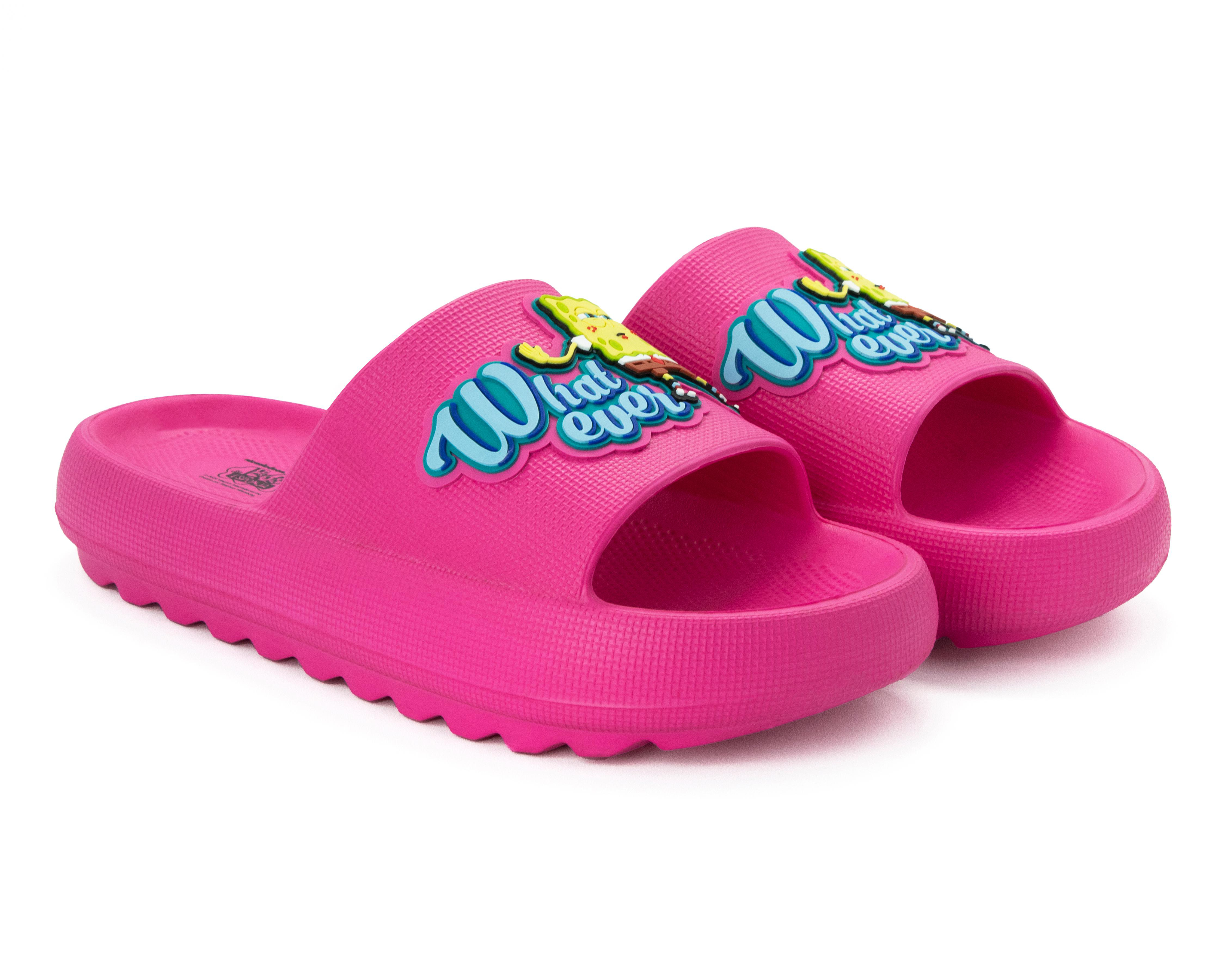 Foto 1 | Sandalias de Playa Bob Esponja para Mujer