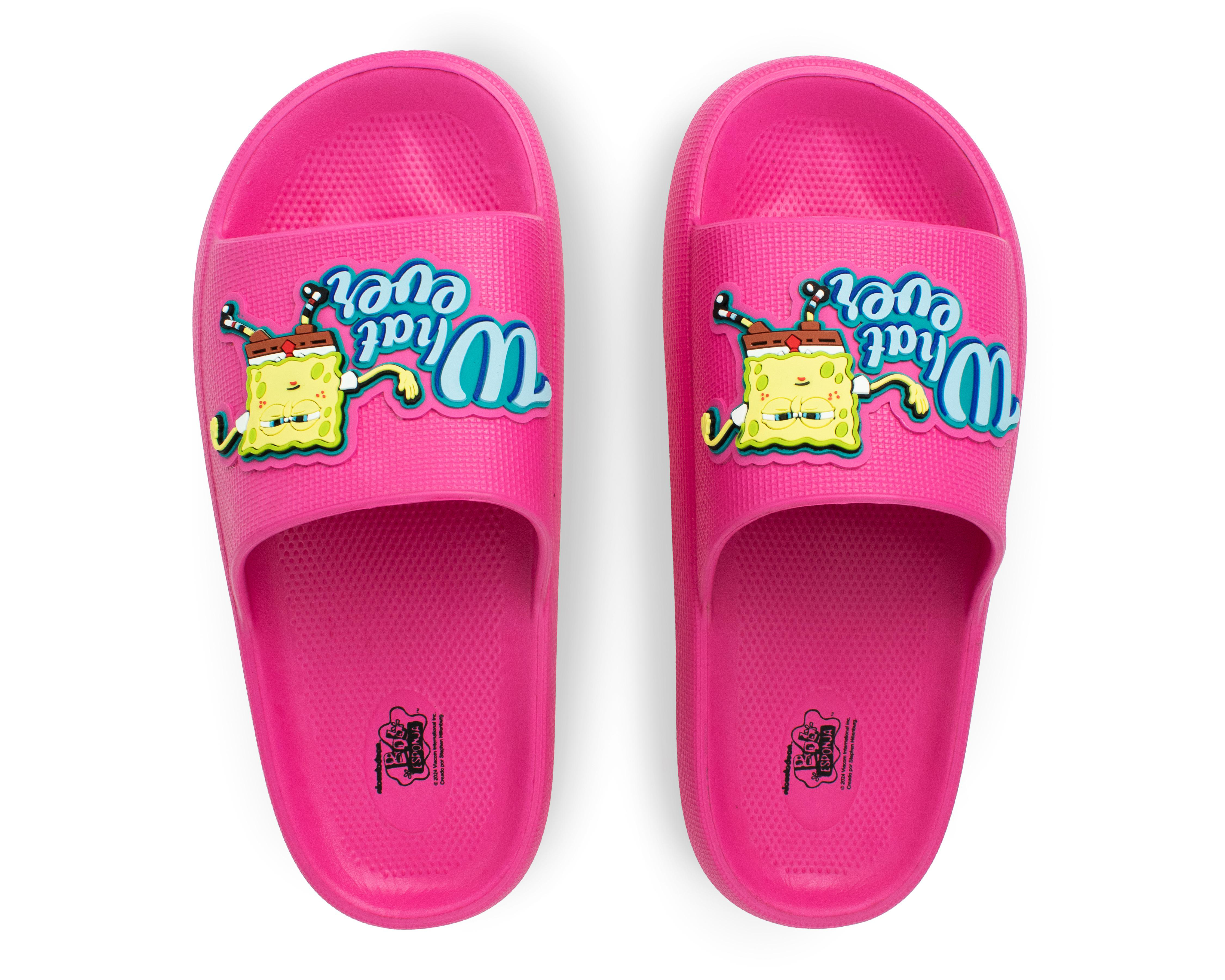 Foto 3 | Sandalias de Playa Bob Esponja para Mujer