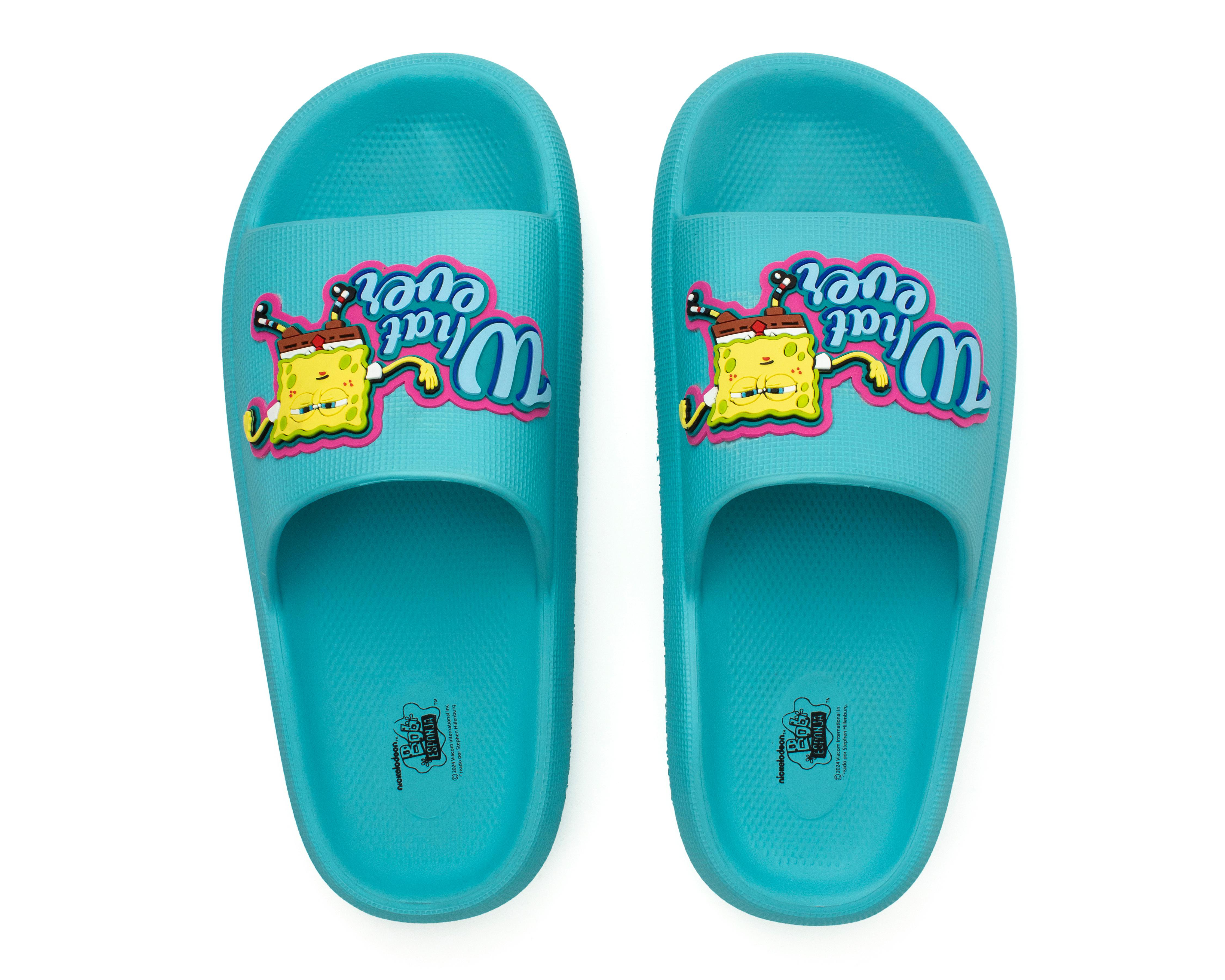 Foto 4 pulgar | Sandalias de Playa Bob Esponja para Mujer
