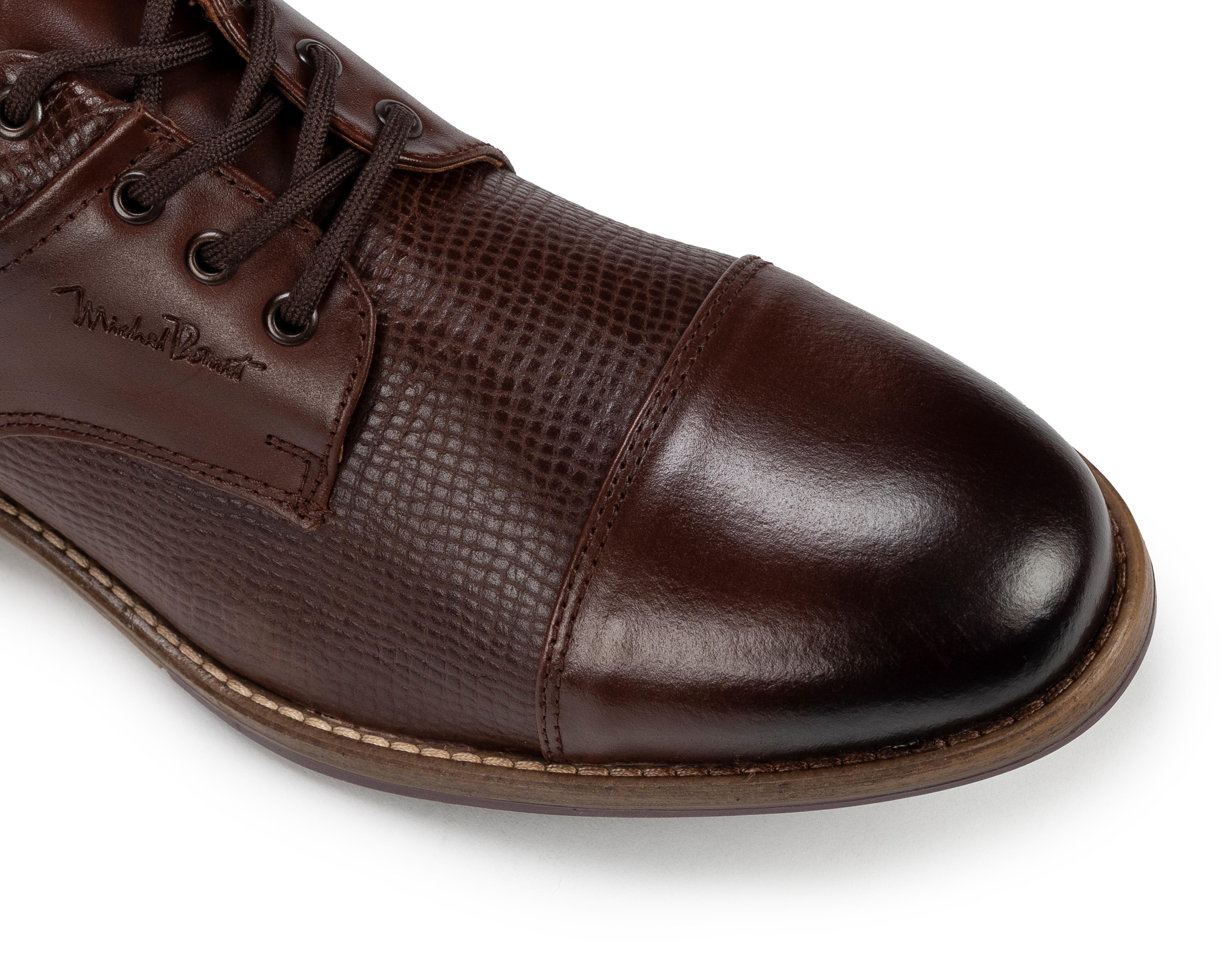 Foto 7 pulgar | Zapatos de Vestir Michel Domit de Piel para Hombre