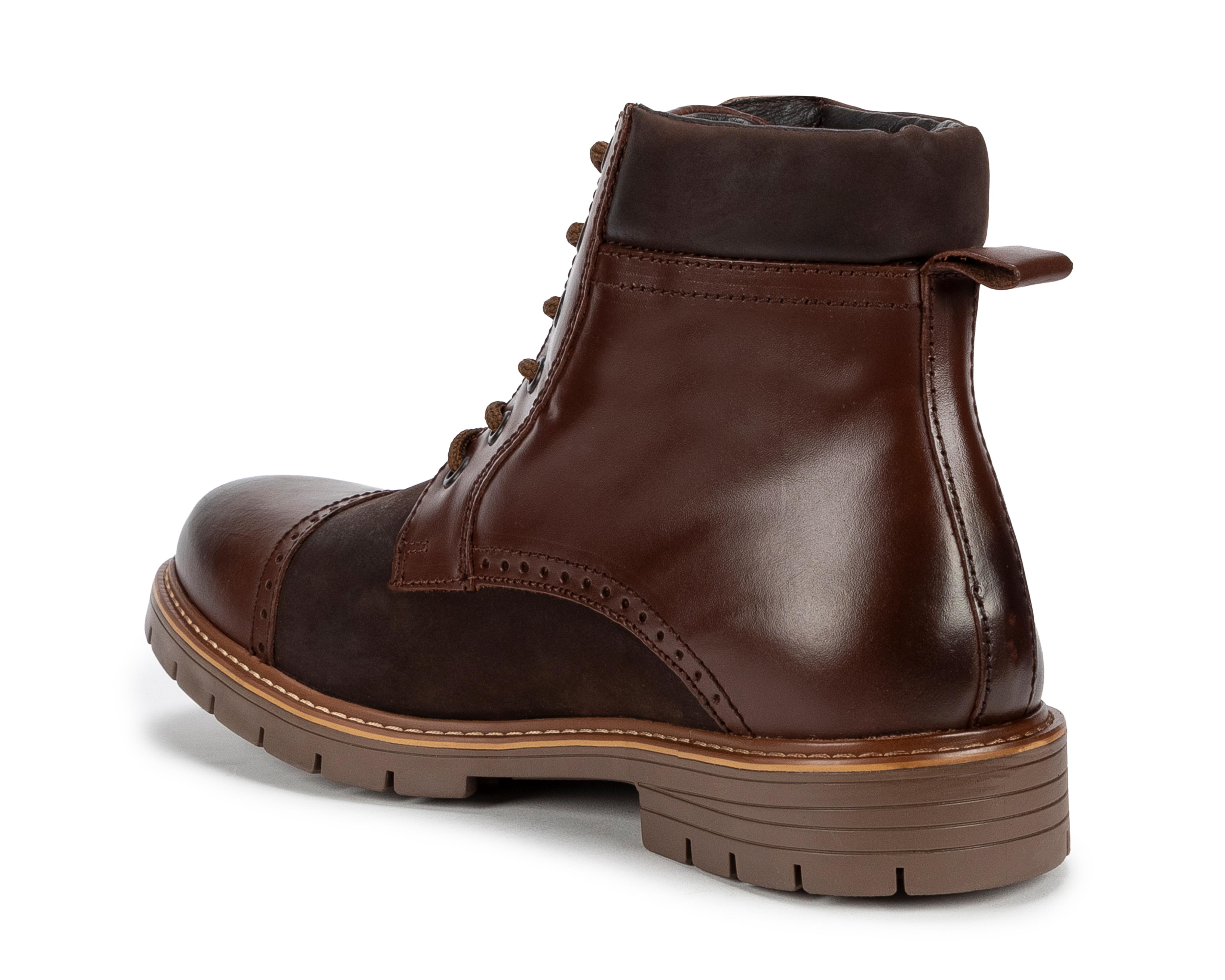 Foto 3 | Botas Casuales Michel Domit de Piel para Hombre