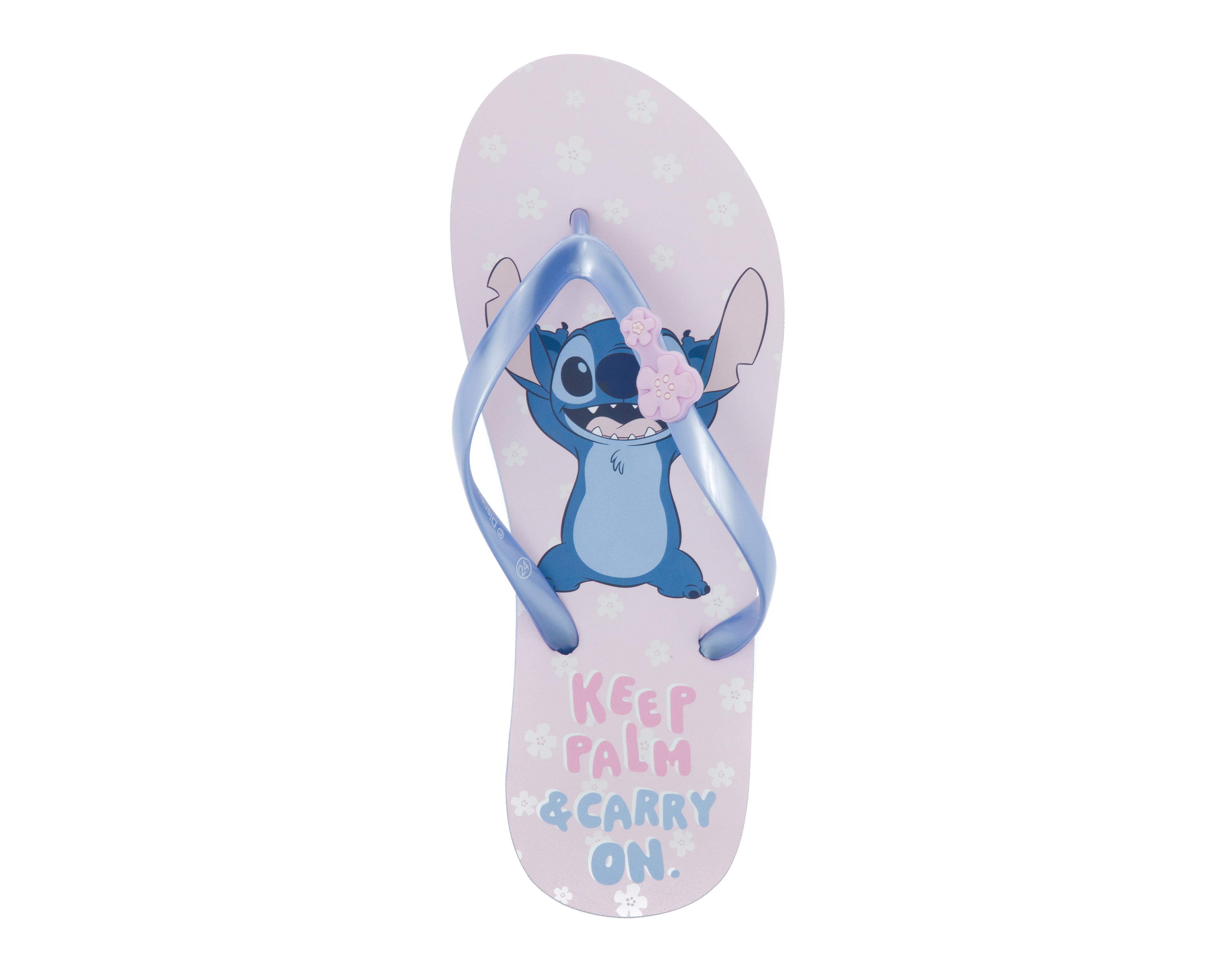 Foto 6 pulgar | Sandalias de Playa Disney Stitch para Mujer