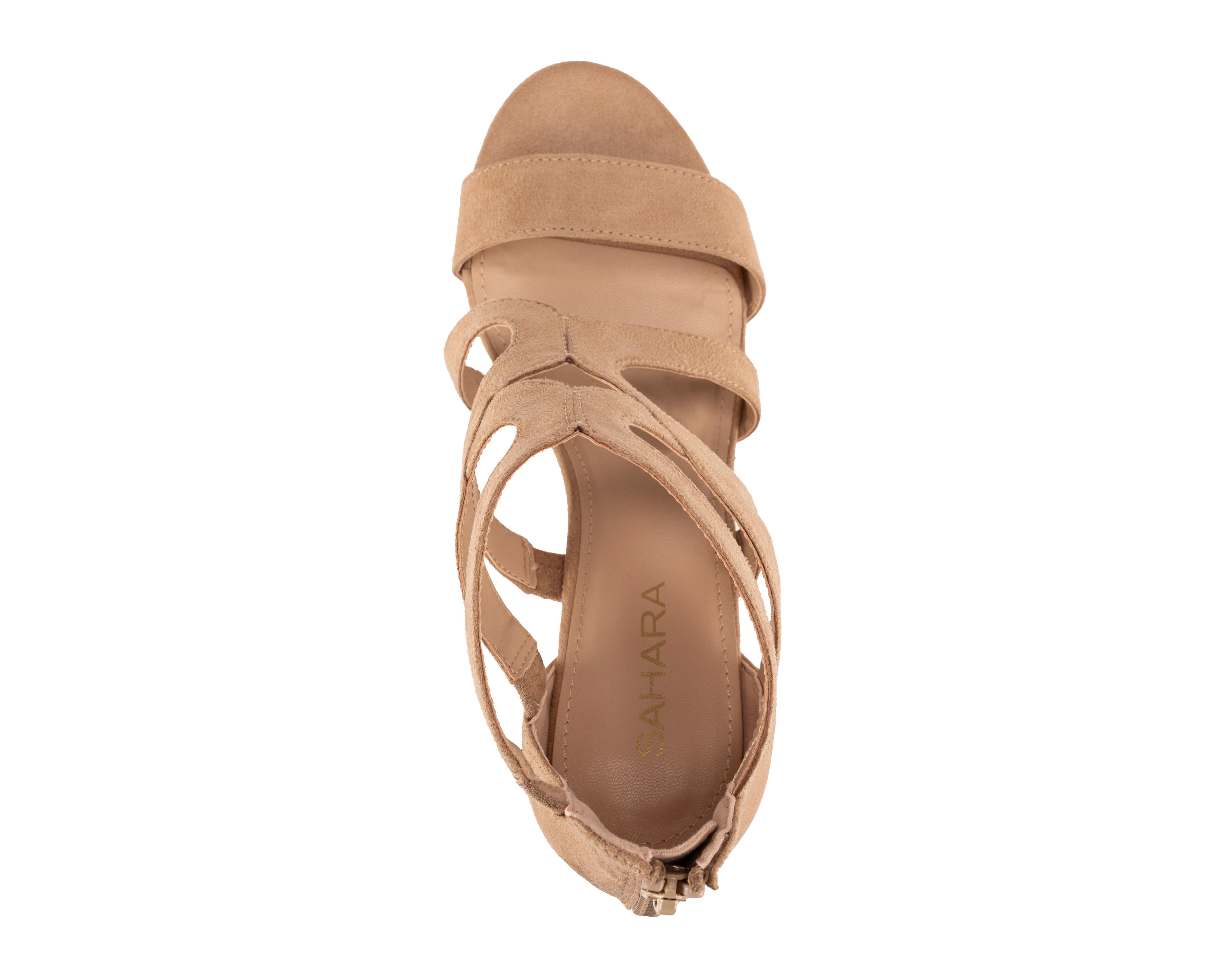 Foto 6 pulgar | Sandalias de Tacón Sahara para Mujer