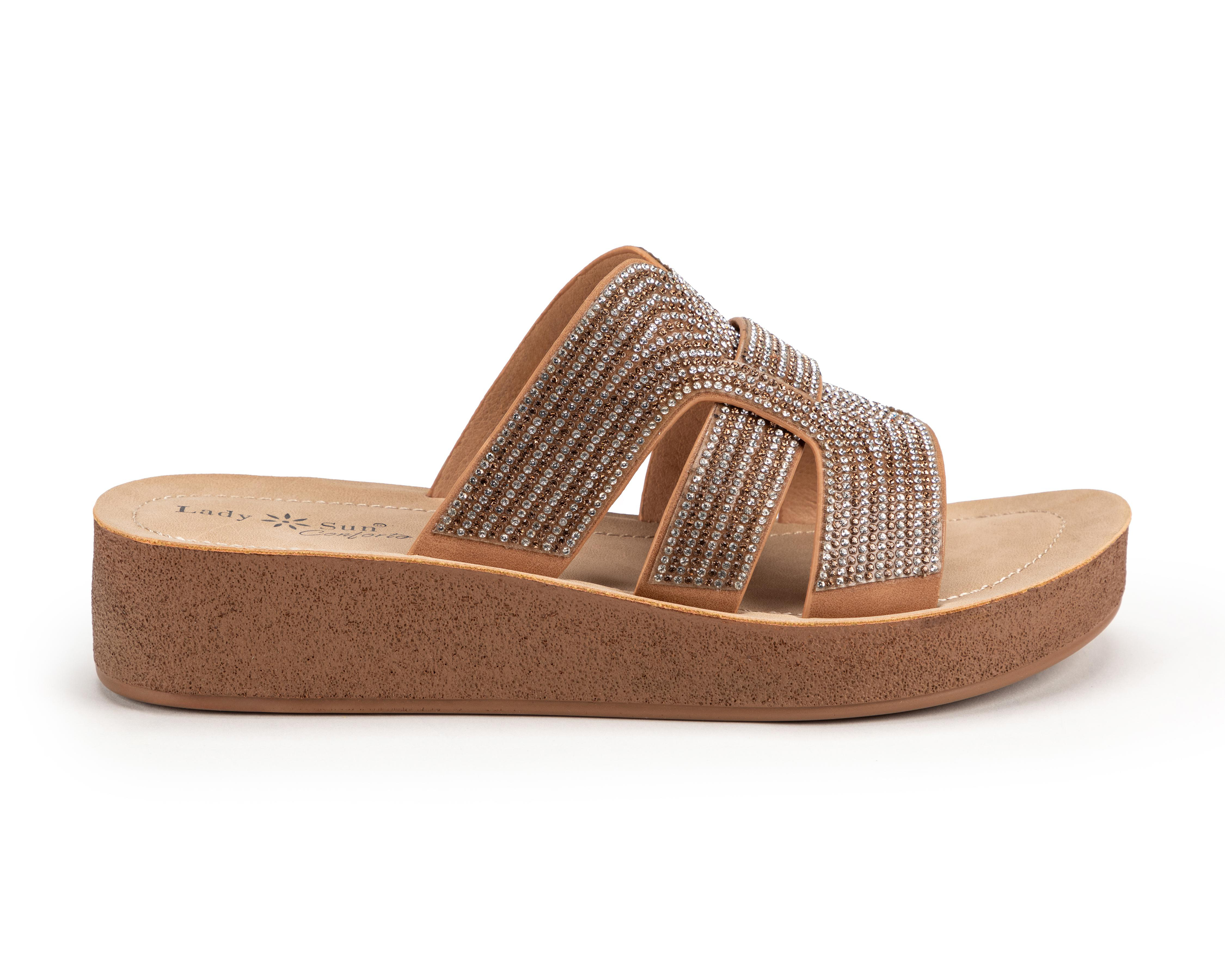 Foto 3 pulgar | Sandalias Casuales Lady Sun Conforto para Mujer