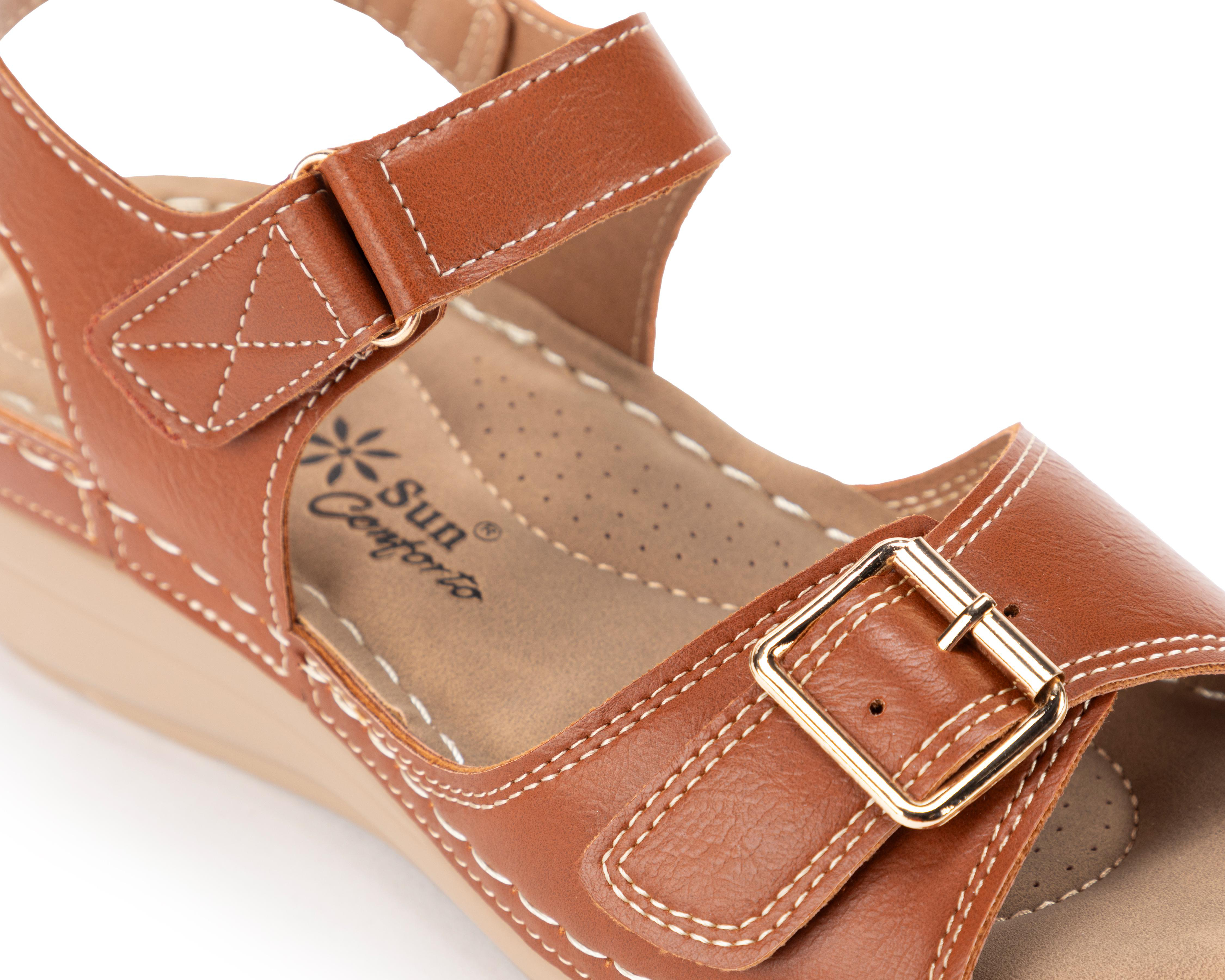 Foto 7 pulgar | Sandalias Confort Lady Sun Conforto para Mujer