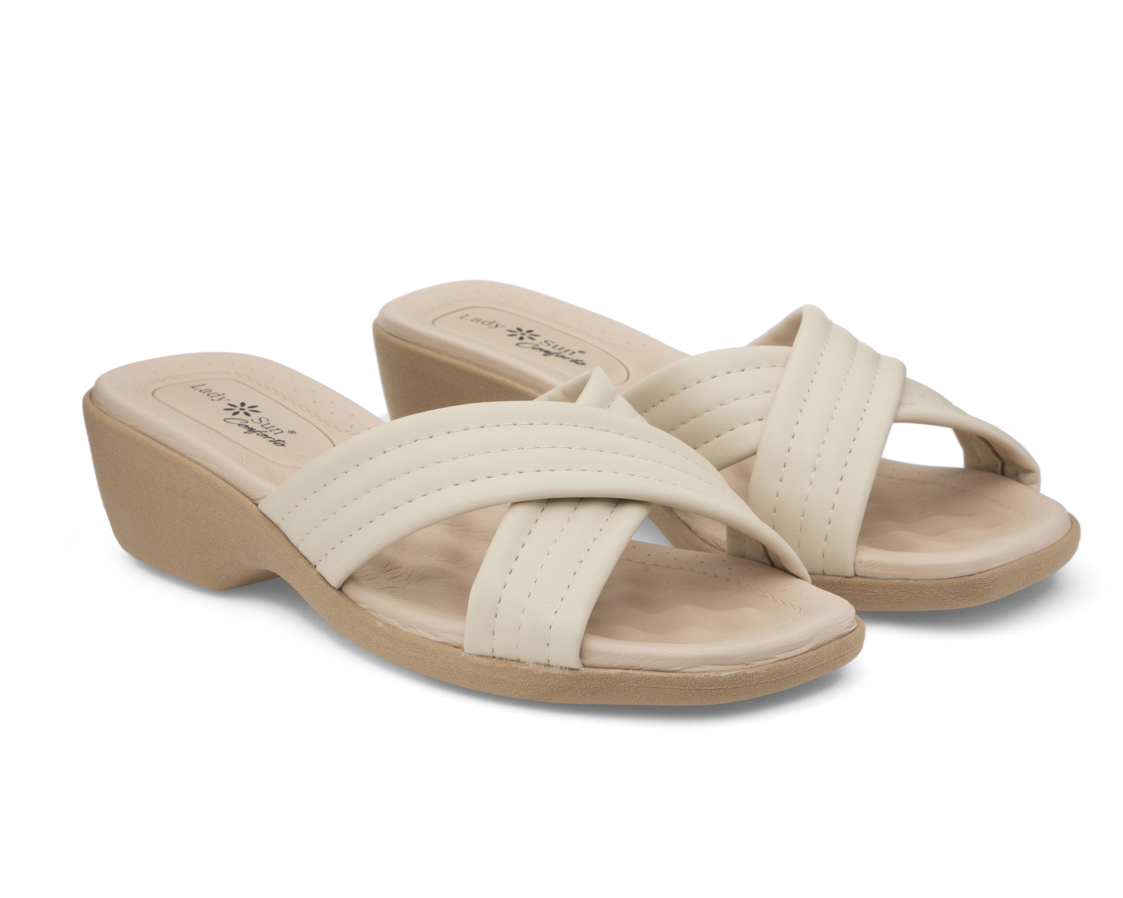 Sandalias Confort Lady Sun Conforto para Mujer