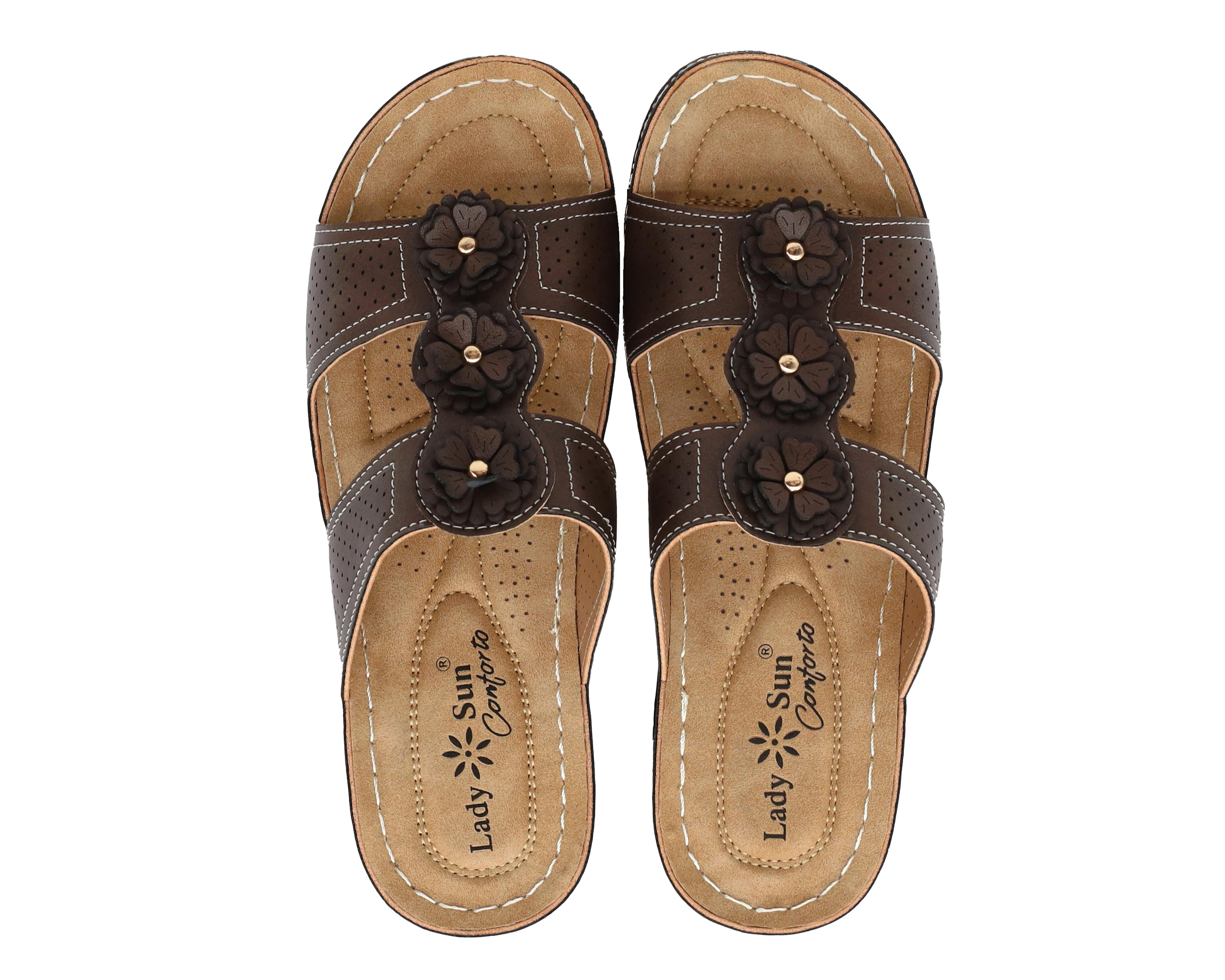 Foto 4 pulgar | Sandalias Confort Lady Sun Conforto para Mujer