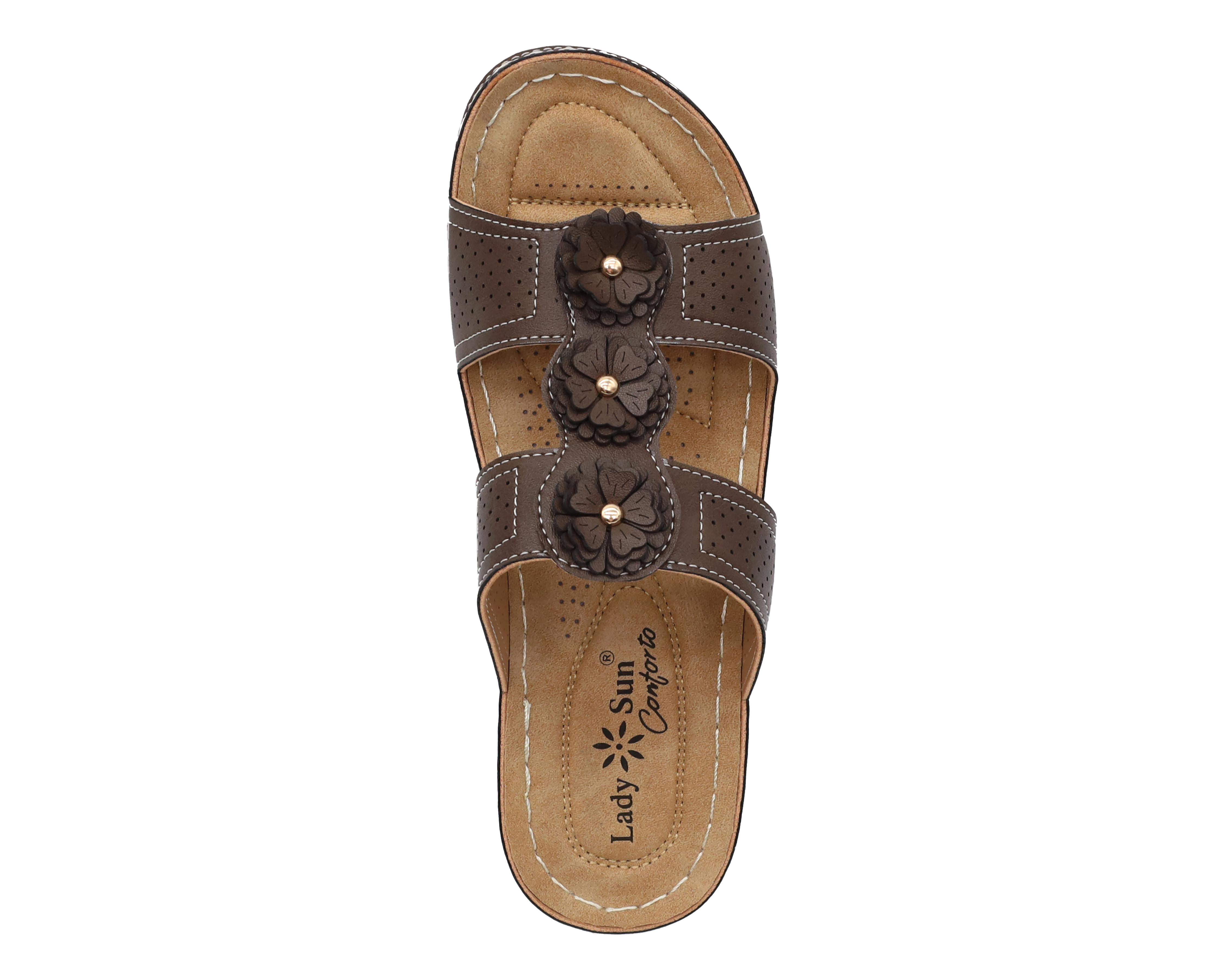 Foto 6 pulgar | Sandalias Confort Lady Sun Conforto para Mujer